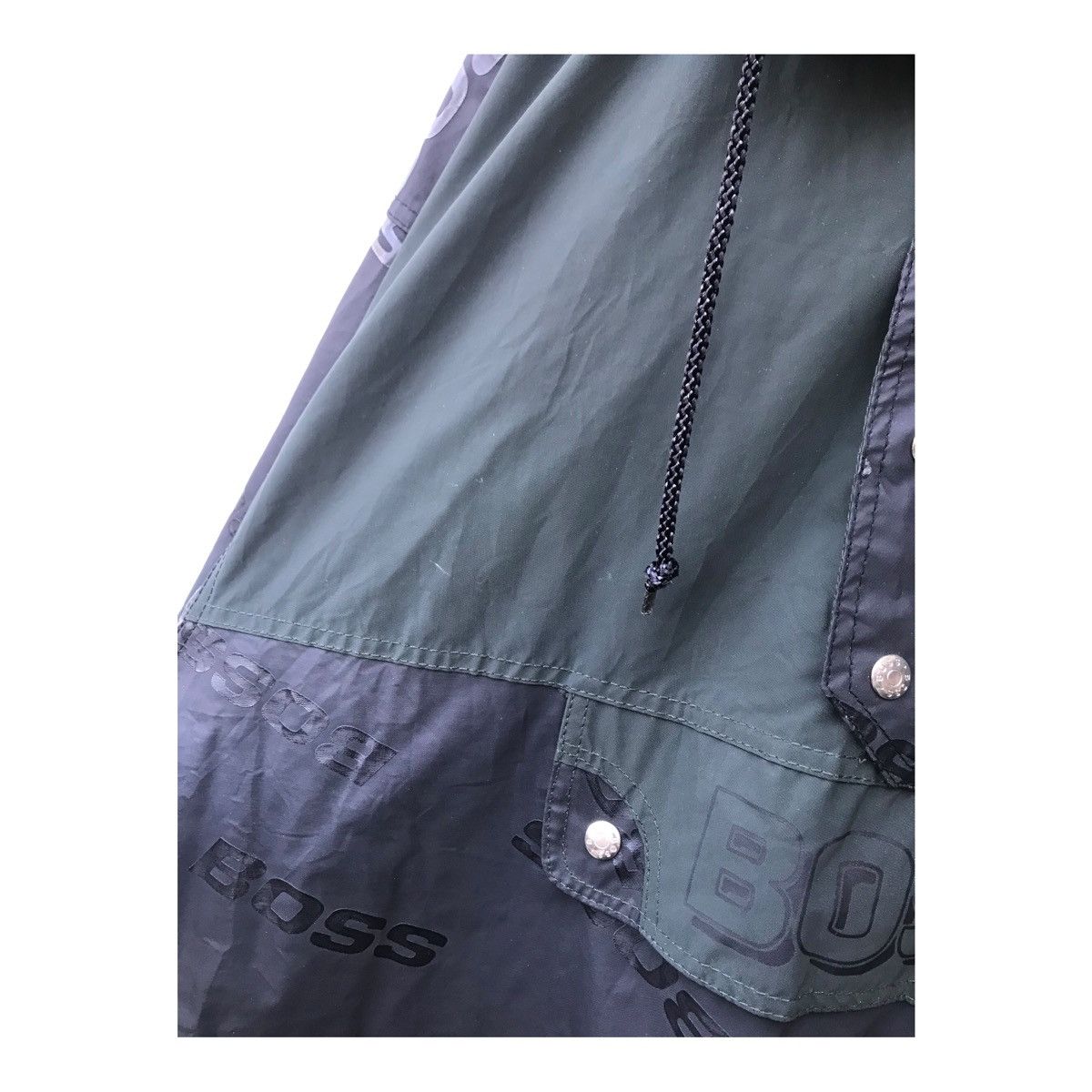 Hugo Boss Boss Overprinted Anorak Colourblock Hoodie Jacket Size US XL / EU 56 / 4 - 5 Thumbnail
