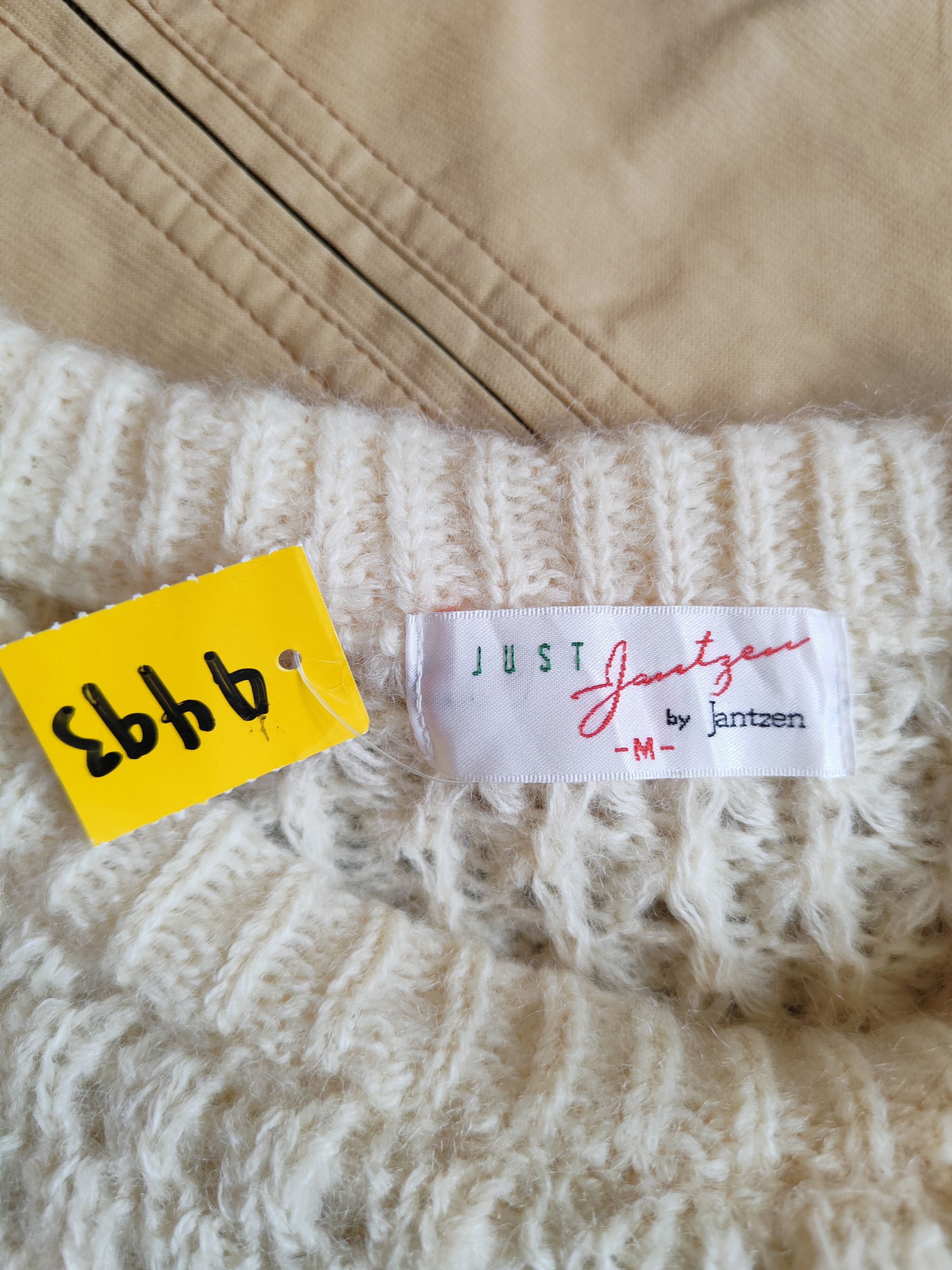 Japanese Brand Just Jantzen Yellow crochet Knitwear #4493 Size M / US 6-8 / IT 42-44 - 10 Thumbnail