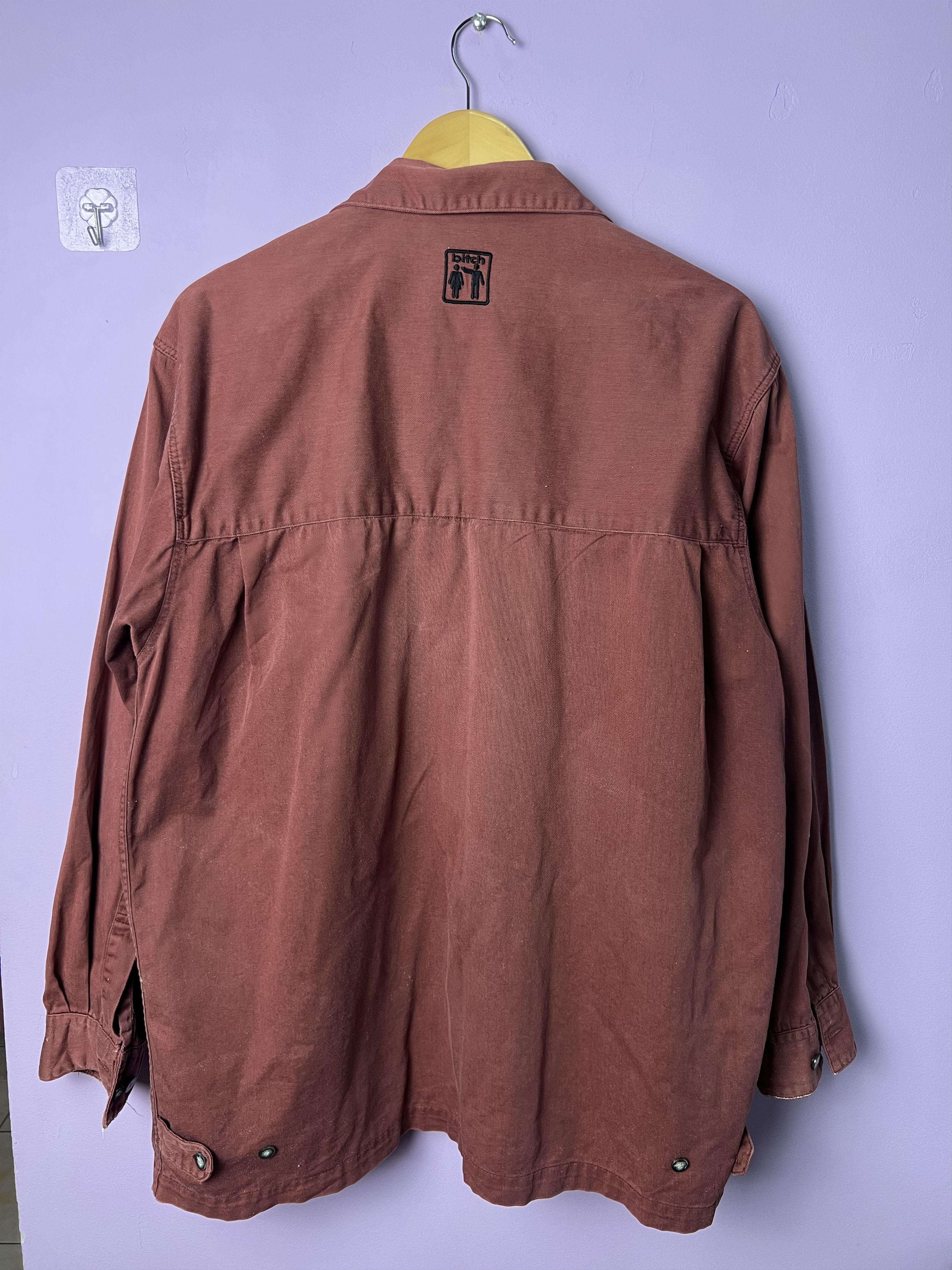 Girl Skateboards 🔥Rare Vintage Bitch Skateboards Long Sleeves Shirts Size US L / EU 52-54 / 3 - 2 Thumbnail