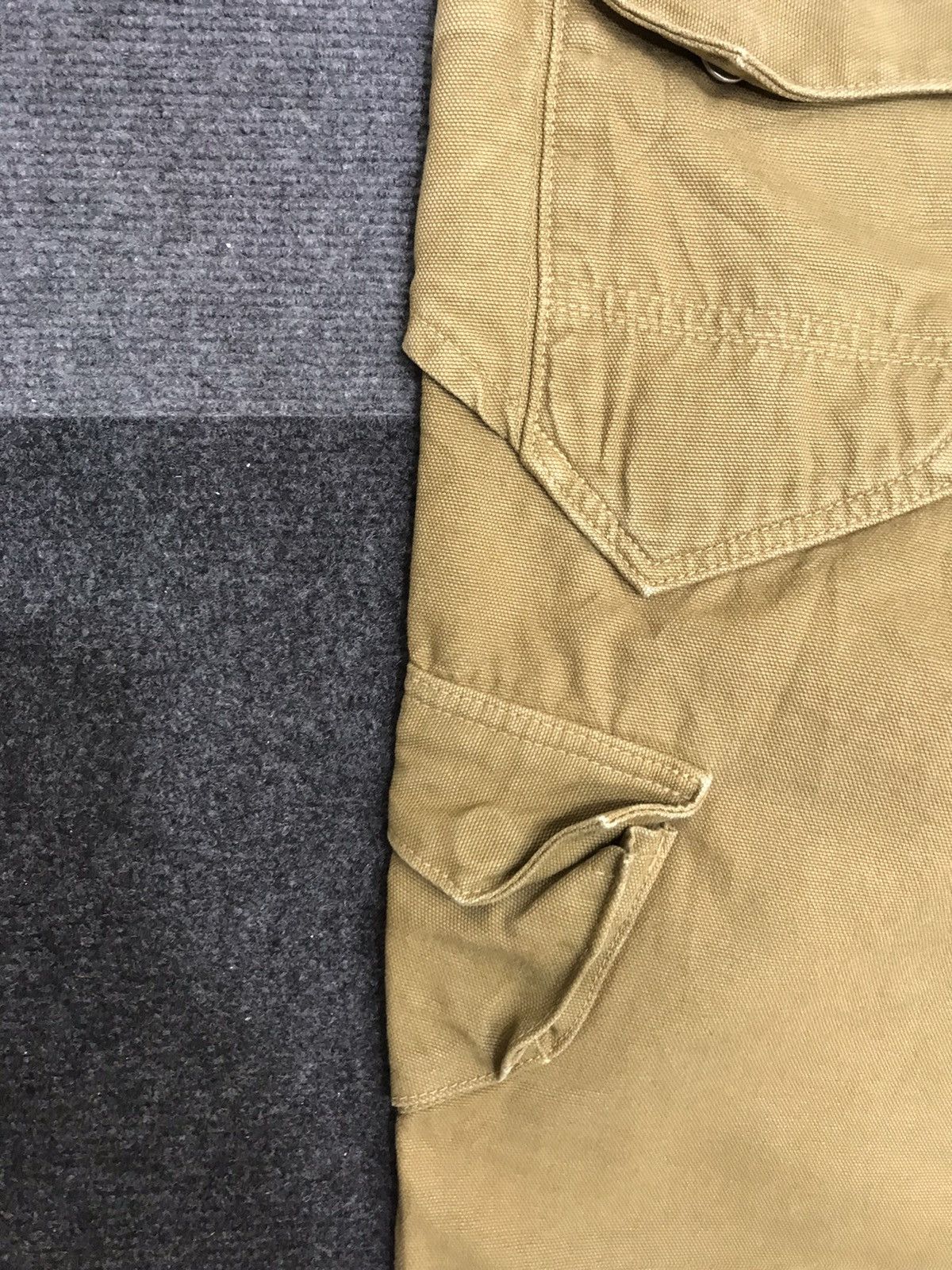 Japanese Brand JOHNBULL HAKAMA Multipockets Duck Canvas Carpenter Pant Size US 30 / EU 46 - 12 Thumbnail