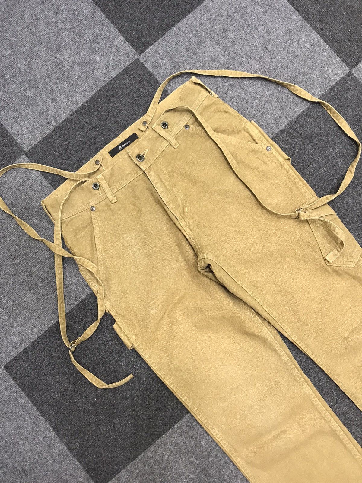Japanese Brand JOHNBULL HAKAMA Multipockets Duck Canvas Carpenter Pant Size US 30 / EU 46 - 4 Thumbnail