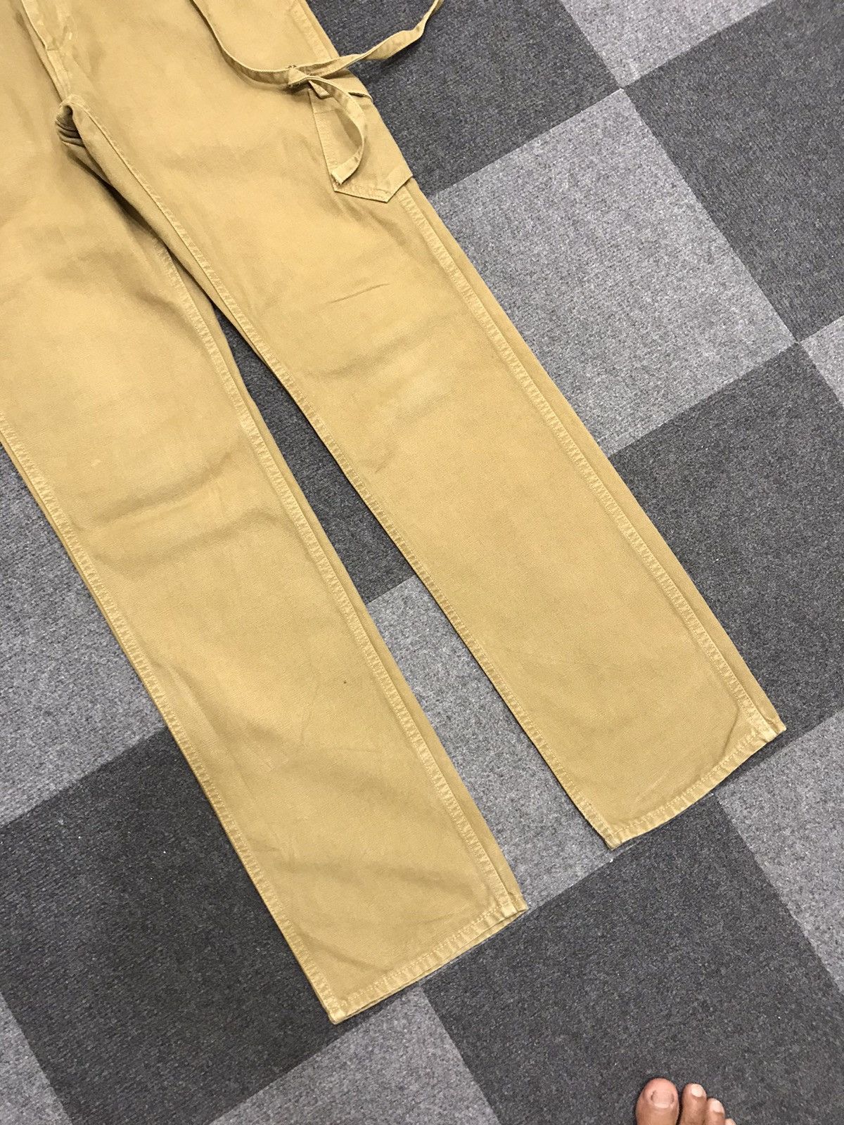 Japanese Brand JOHNBULL HAKAMA Multipockets Duck Canvas Carpenter Pant Size US 30 / EU 46 - 5 Thumbnail