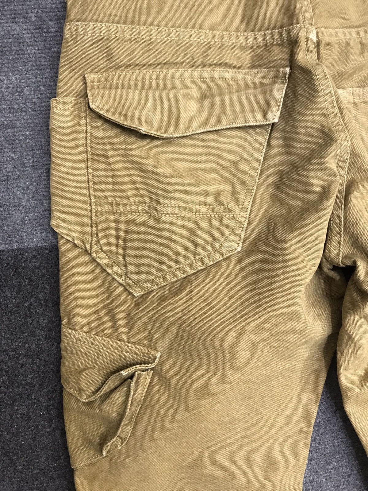 Japanese Brand JOHNBULL HAKAMA Multipockets Duck Canvas Carpenter Pant Size US 30 / EU 46 - 13 Thumbnail