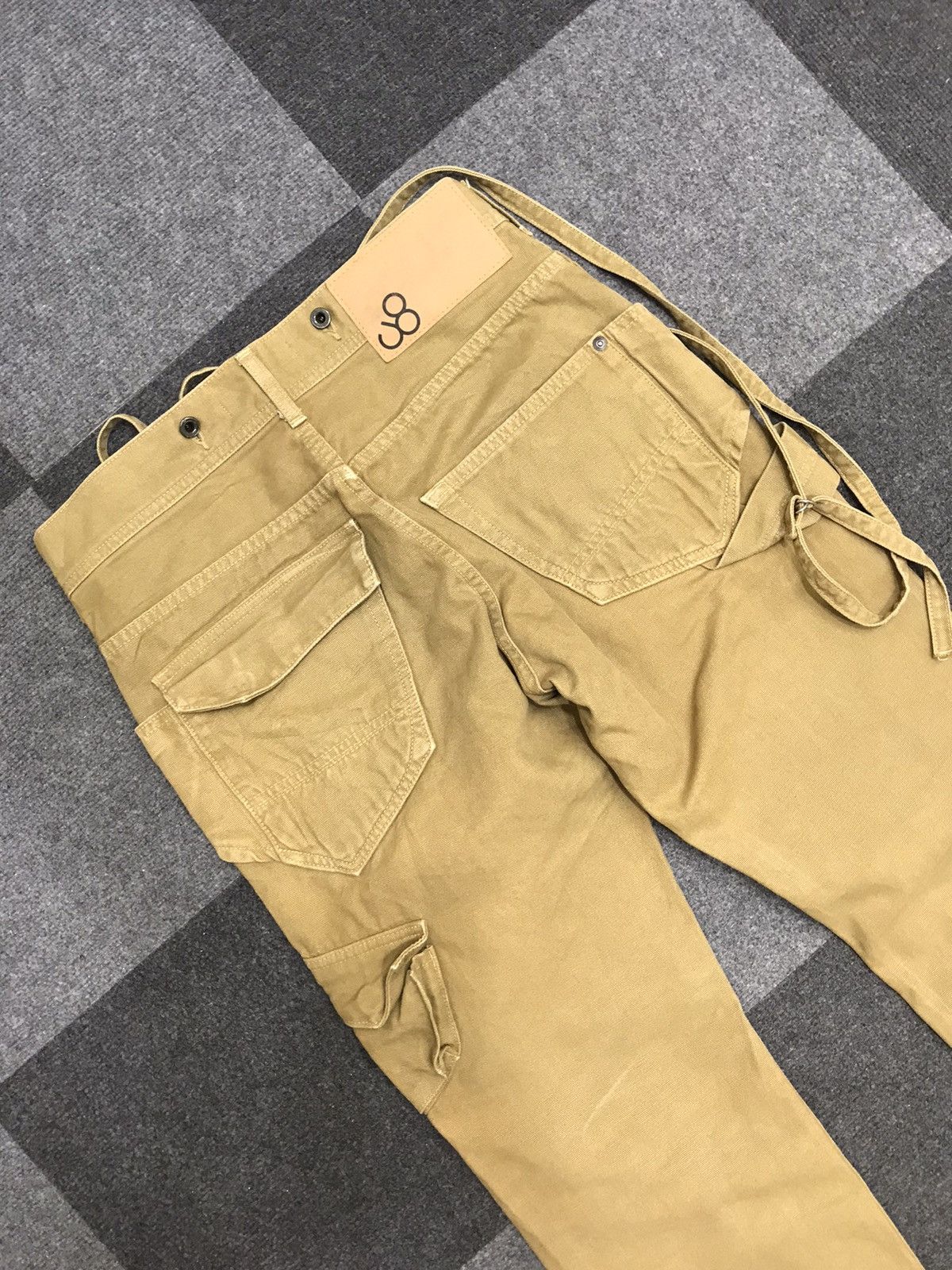 Japanese Brand JOHNBULL HAKAMA Multipockets Duck Canvas Carpenter Pant Size US 30 / EU 46 - 8 Thumbnail