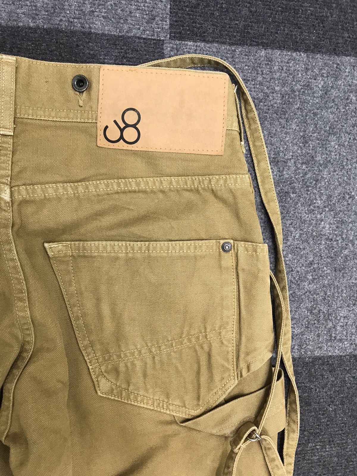 Japanese Brand JOHNBULL HAKAMA Multipockets Duck Canvas Carpenter Pant Size US 30 / EU 46 - 10 Thumbnail