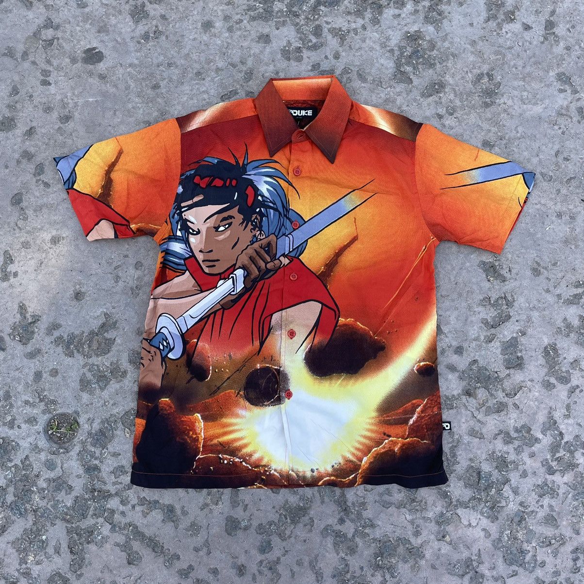 Vintage Vintage 90s Graphic Tee Japanese Anime Streetwear Baggy XS Size US XS / EU 42 / 0 - 1 Thumbnail