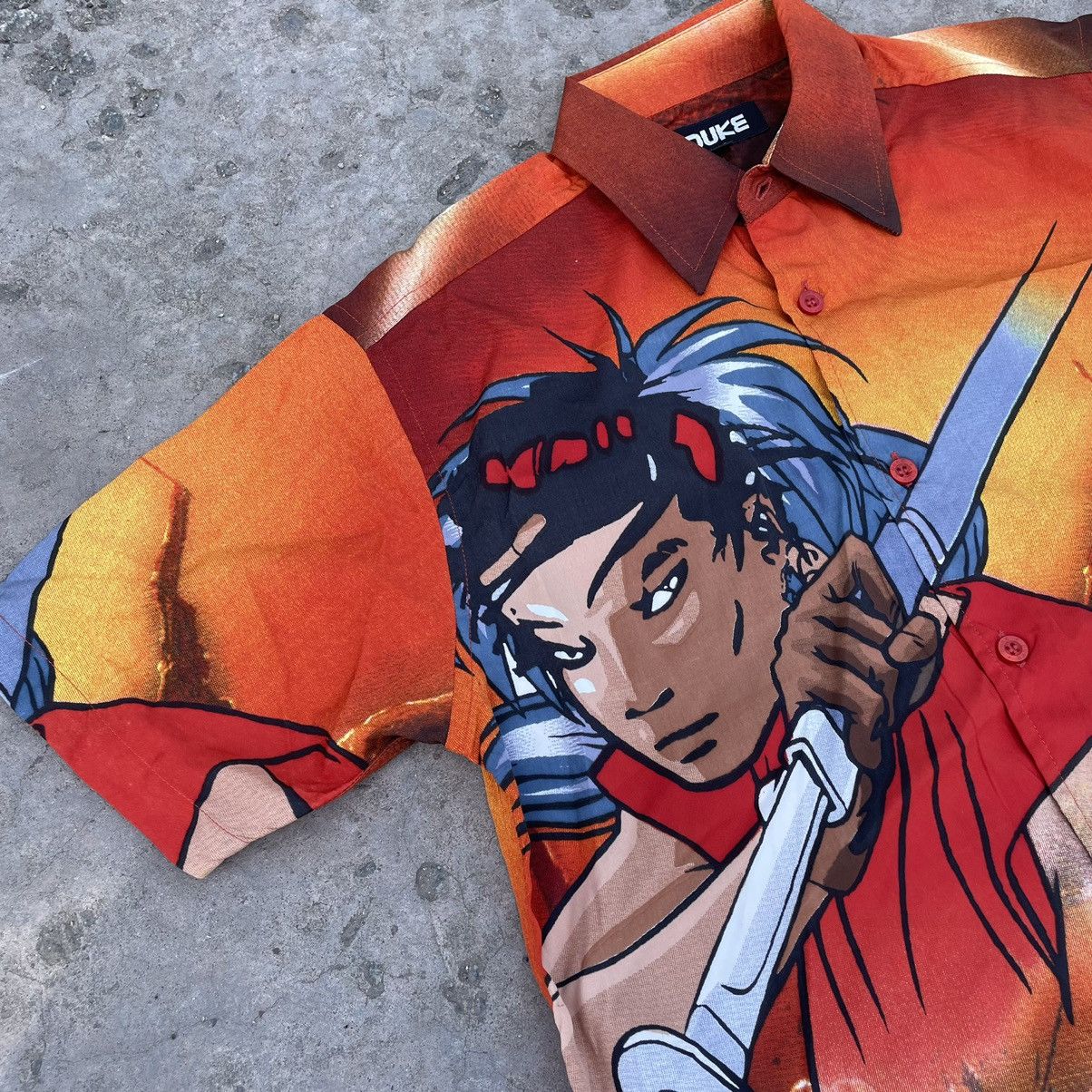 Vintage Vintage 90s Graphic Tee Japanese Anime Streetwear Baggy XS Size US XS / EU 42 / 0 - 5 Thumbnail