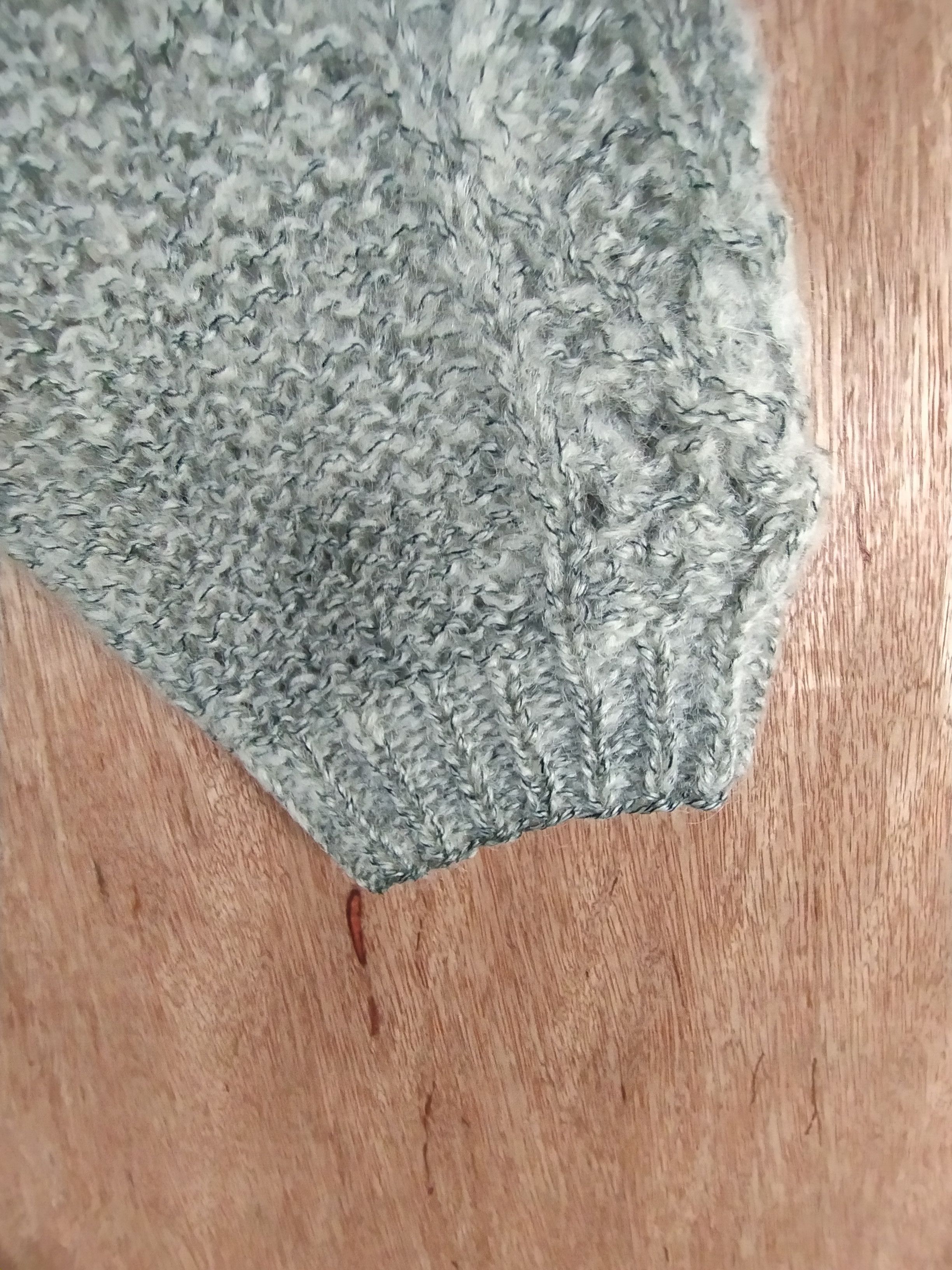 Aran Isles Knitwear M.B.S.S mohair crochet cardigan gray knitwear #S027 Size M / US 6-8 / IT 42-44 - 8 Thumbnail