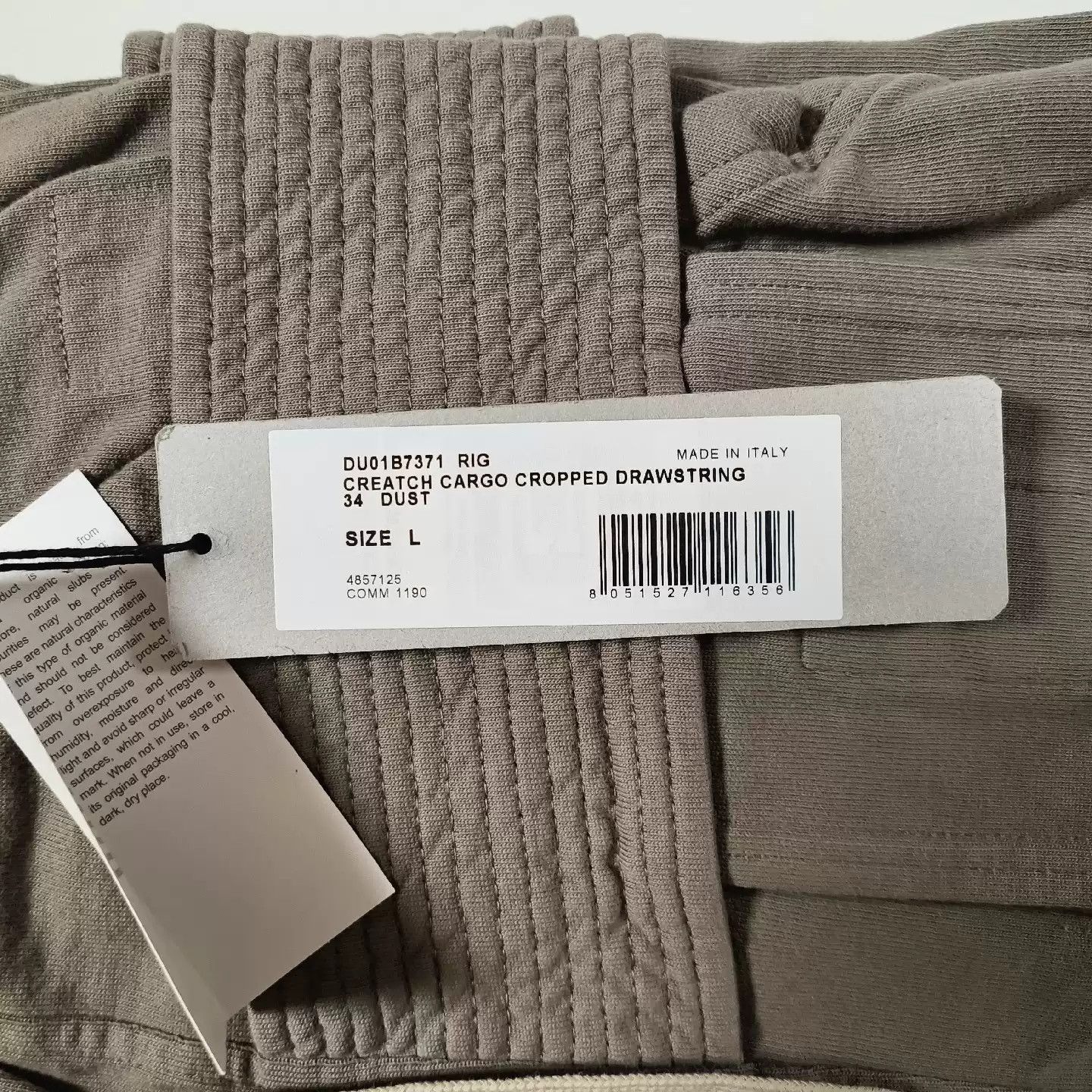 RICK OWENS DARKSHDW DOUBLE LOOP TROUSERS
