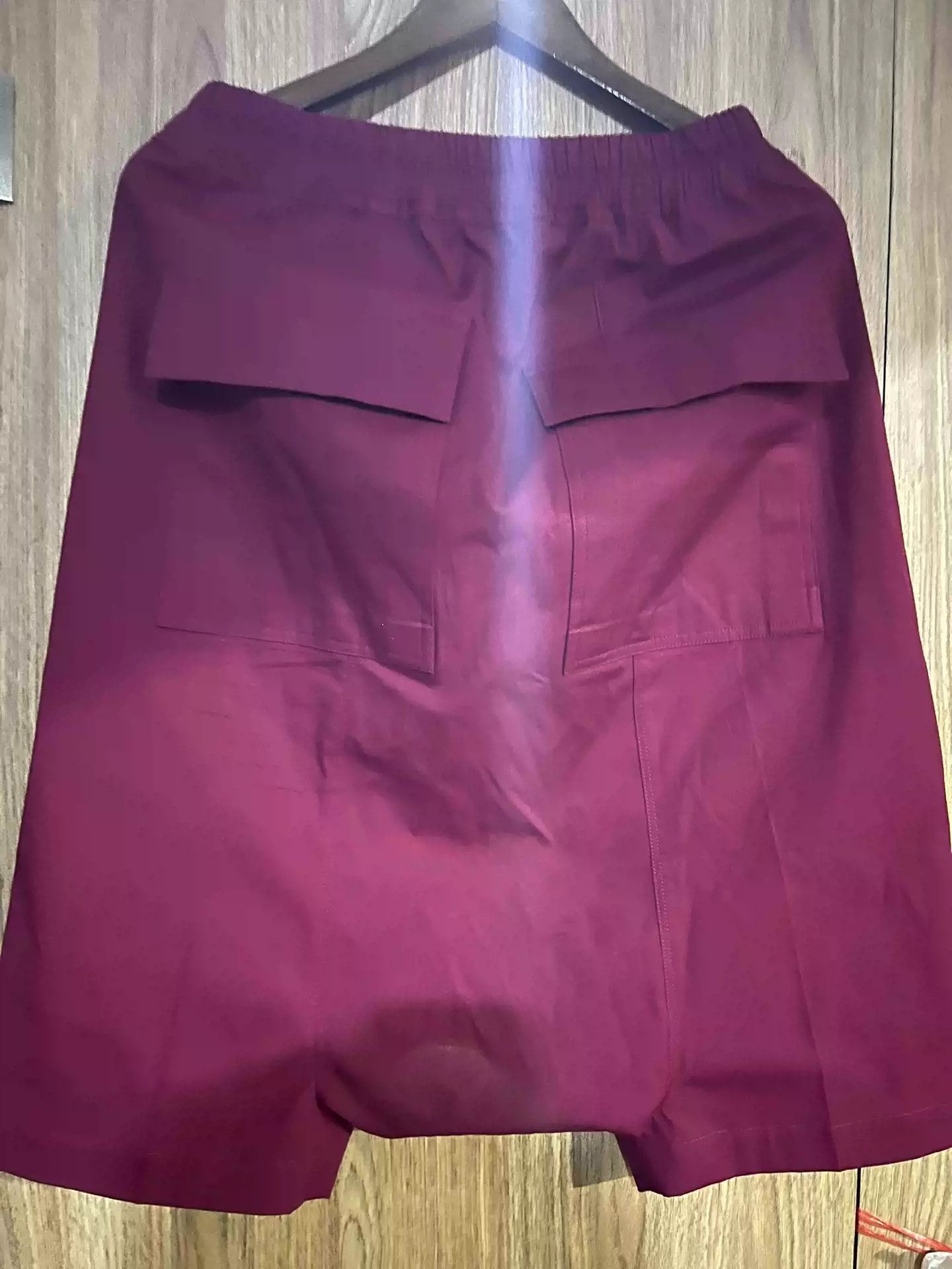 Rick Owens Rick Owens, rose red drawstring shorts Size US 30 / EU 46 - 2 Thumbnail