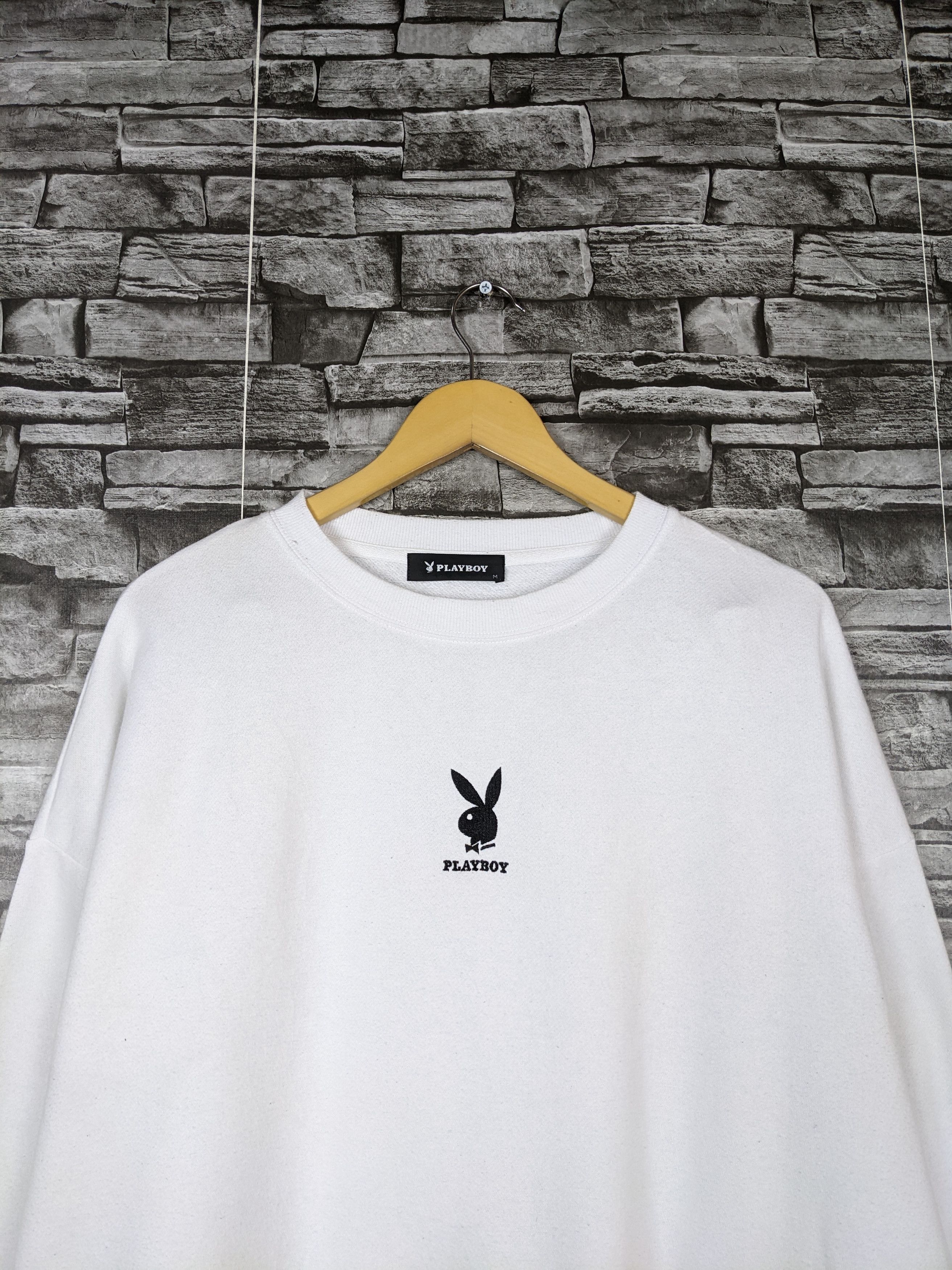 Playboy Vintage Playboy Center Bunny Cropped Sweatshirt Pullover Size US M / EU 48-50 / 2 - 3 Thumbnail