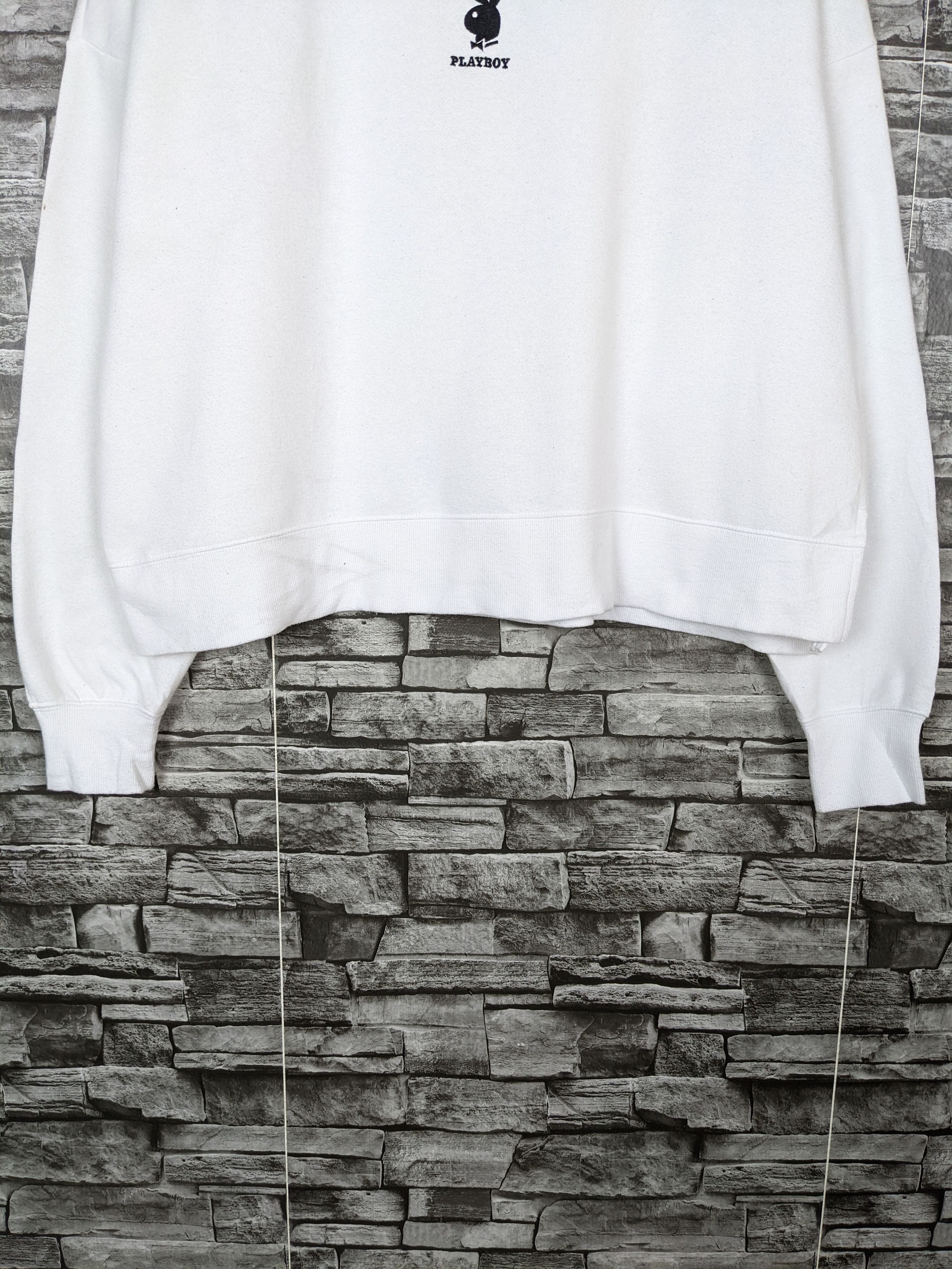 Playboy Vintage Playboy Center Bunny Cropped Sweatshirt Pullover Size US M / EU 48-50 / 2 - 4 Thumbnail