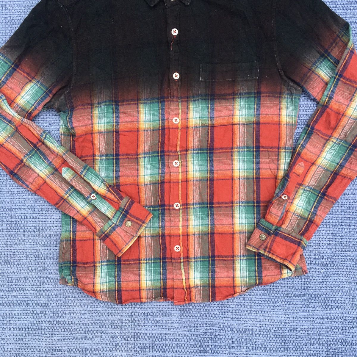 Japanese Brand rugged flannel: contruction by atelier Size US M / EU 48-50 / 2 - 3 Thumbnail