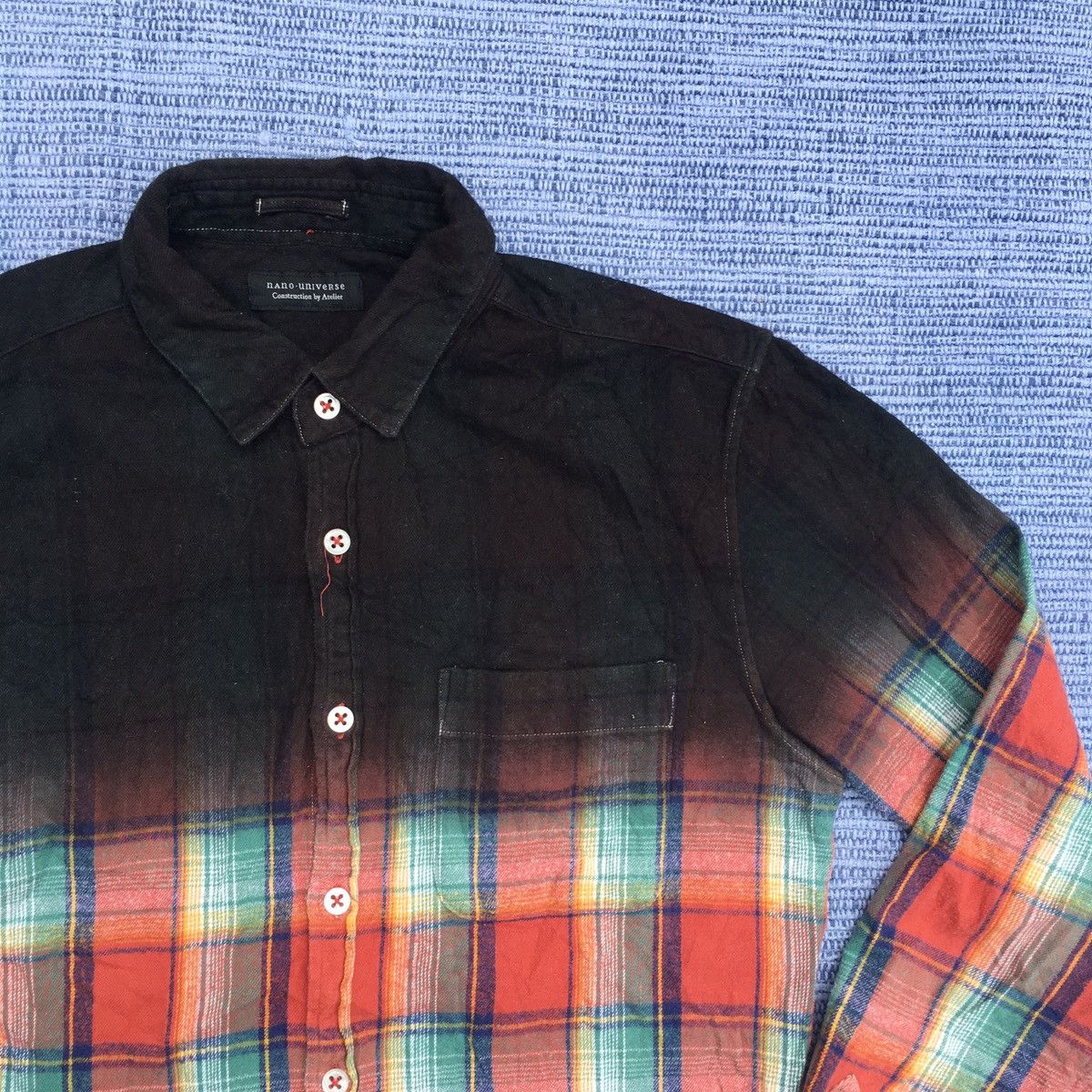 Japanese Brand rugged flannel: contruction by atelier Size US M / EU 48-50 / 2 - 2 Thumbnail