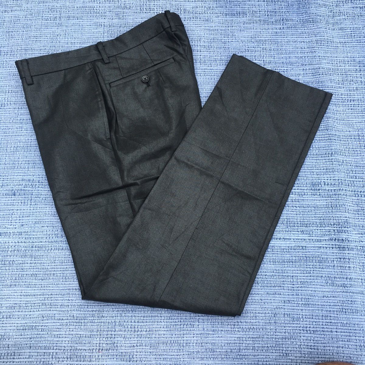 Yohji Yamamoto against all risk black coated pants Size US 32 / EU 48 - 1 Thumbnail