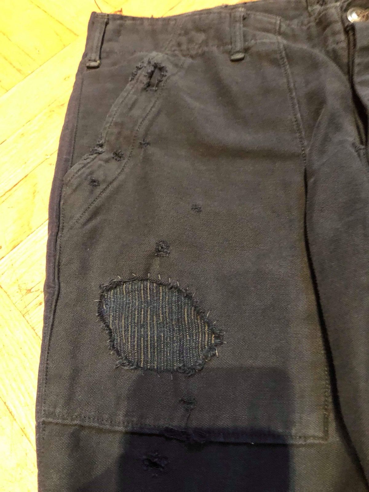 Greg Lauren Greg Lauren SS16 military cropped pants Size US 29 - 4 Thumbnail