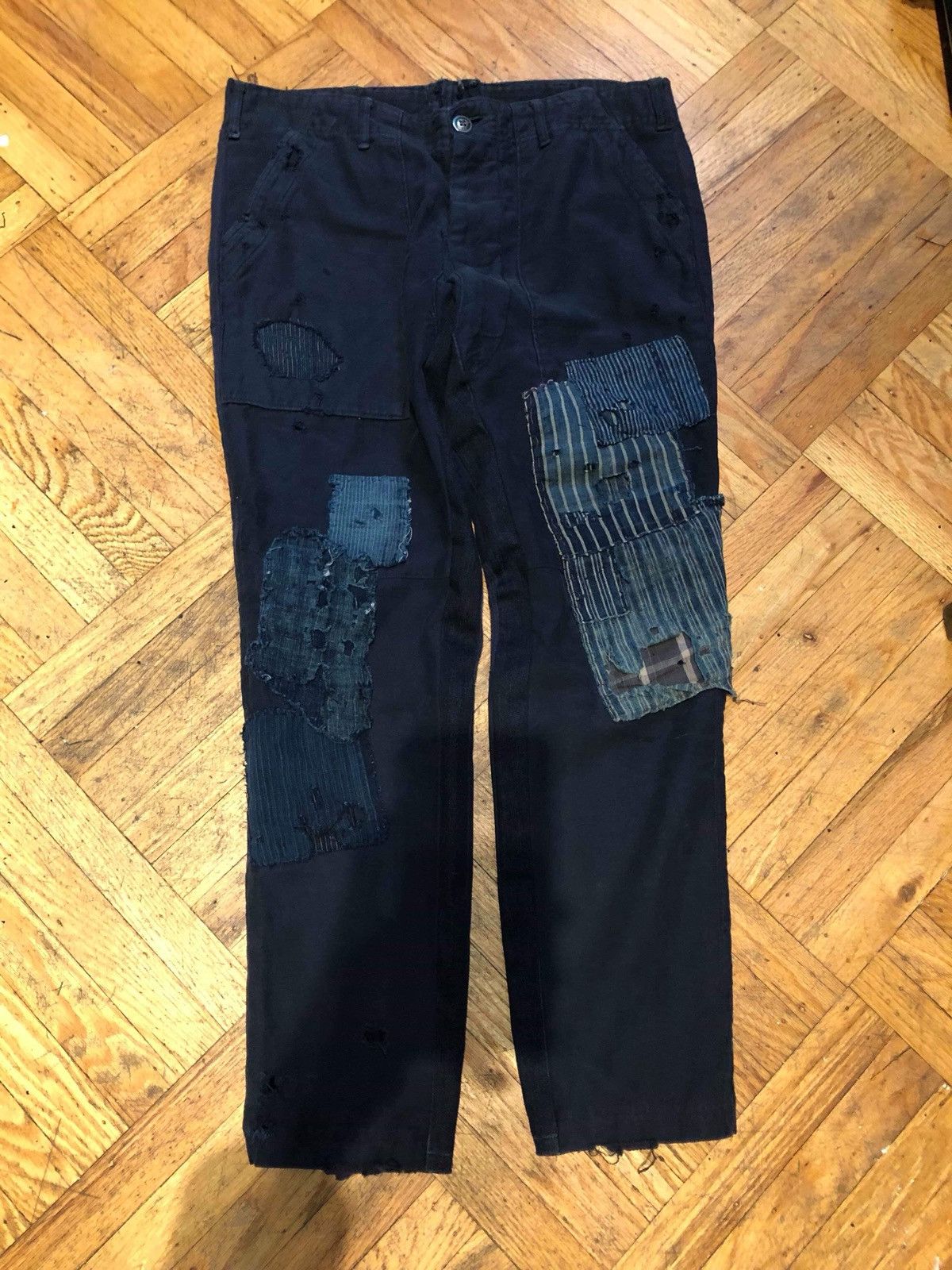 Greg Lauren Greg Lauren SS16 military cropped pants Size US 29 - 2 Thumbnail
