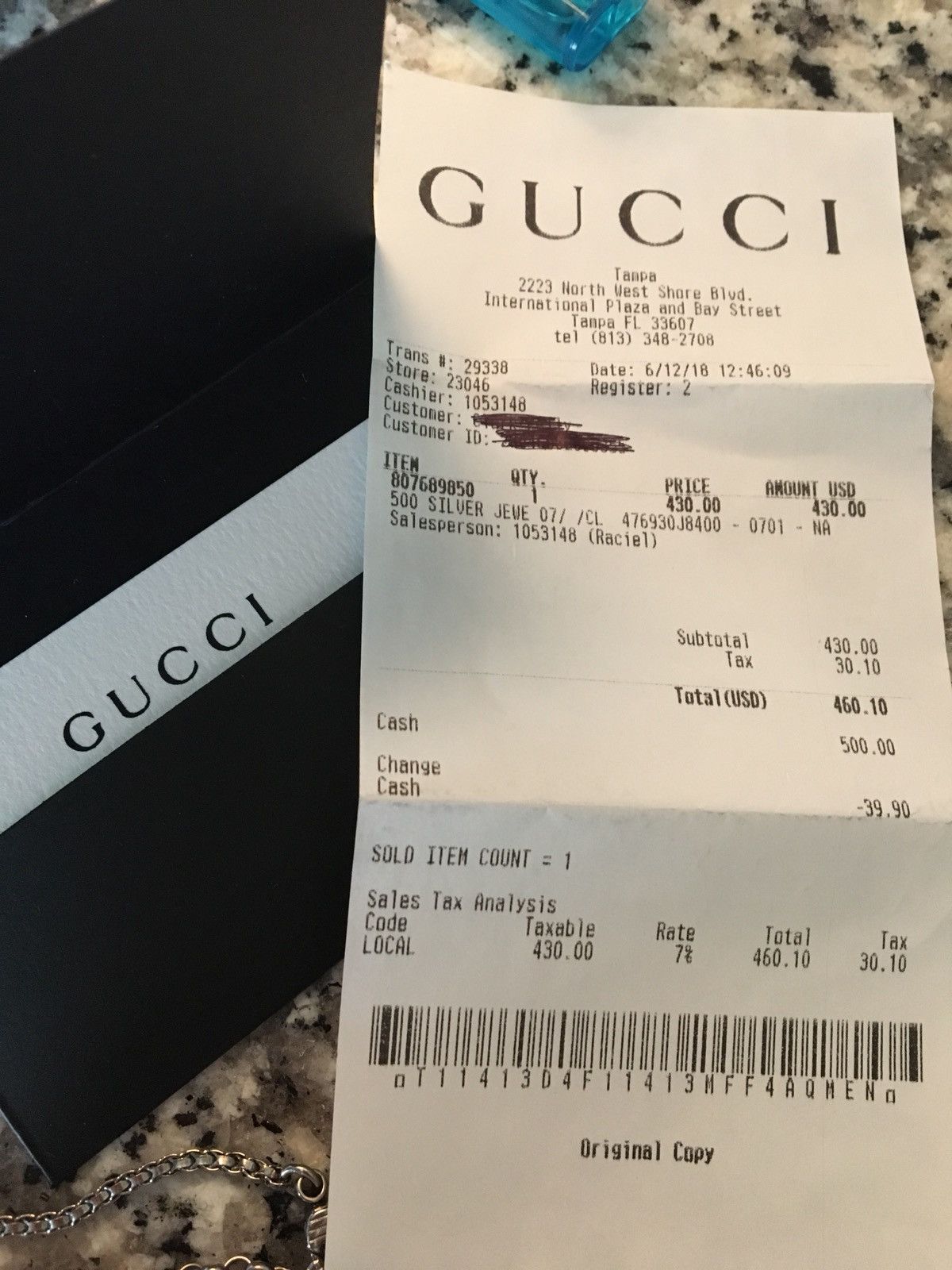 Gucci Gucci .925 Silver Anger Forest Wolf Head Pendant Necklace Size ONE SIZE - 5 Thumbnail