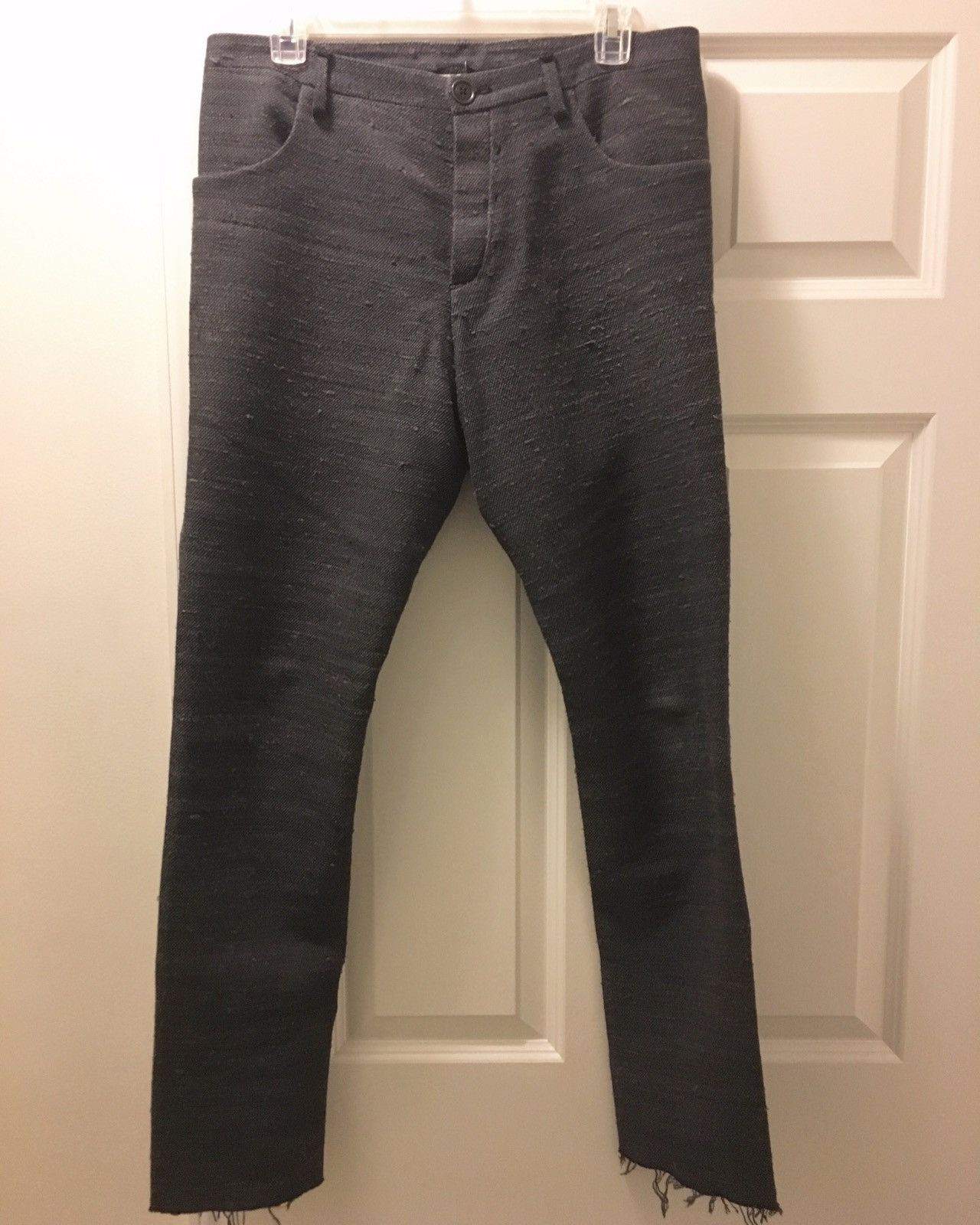 Label Under Construction Handspun Tussah Silk One-Cut Pants Size US 30 / EU 46 - 3 Thumbnail