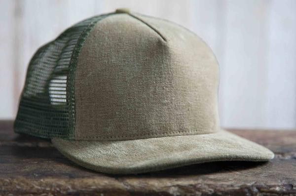 Greg Lauren ARMY DUFFLE TRUCKER HAT Size ONE SIZE - 5 Thumbnail