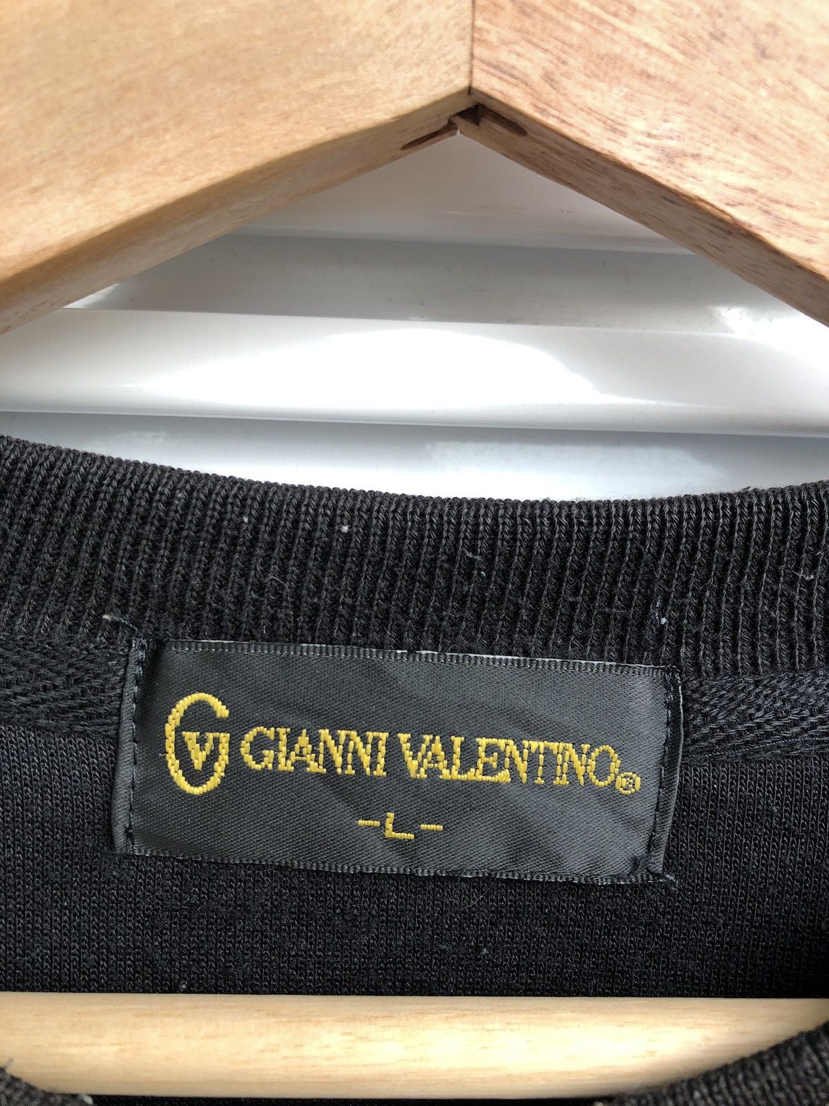 Designer Vintage Gianni Valentino Multi Colour Crewneck Sweatshirt Size US L / EU 52-54 / 3 - 3 Thumbnail