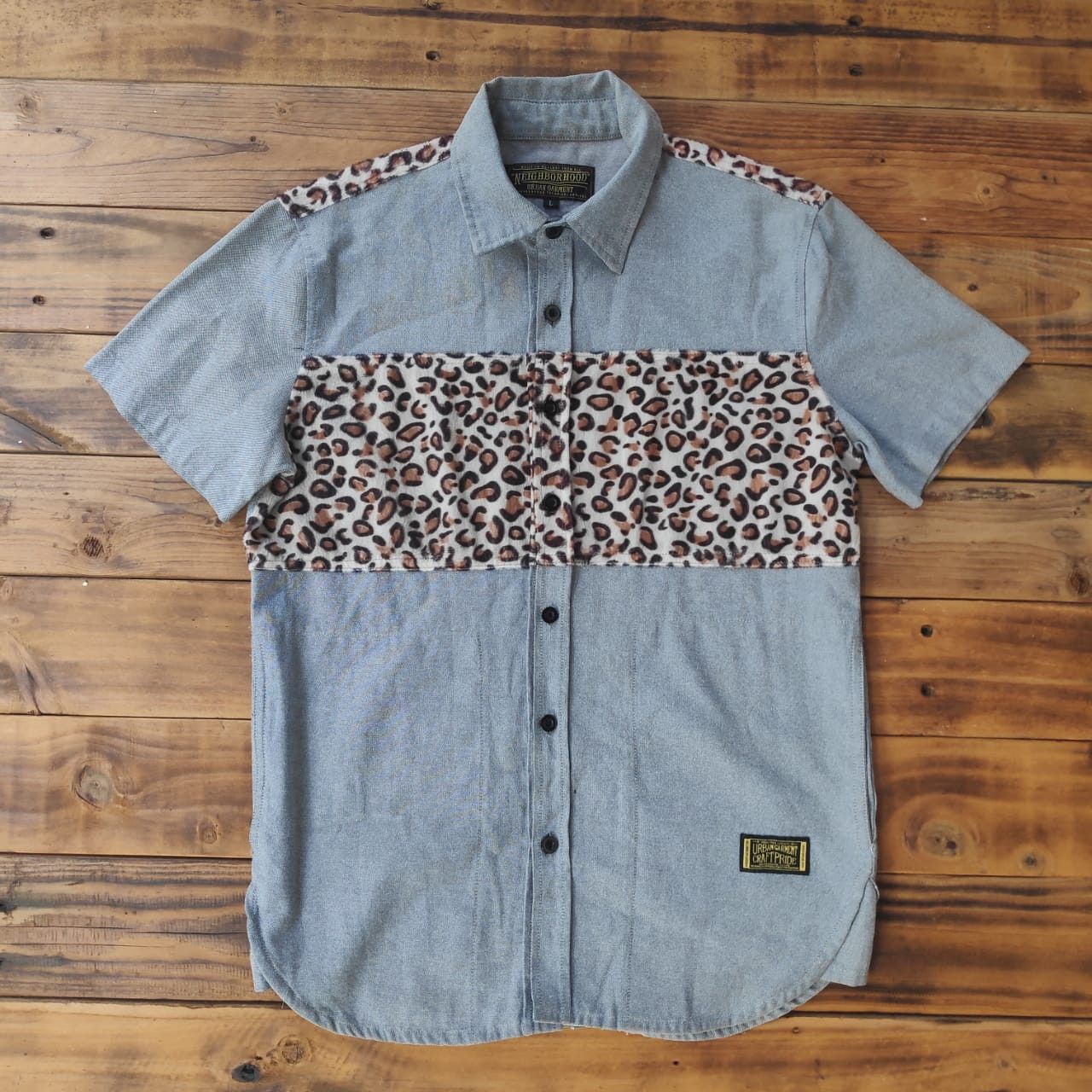 Neighborhood Neighborhood button ups shirt with leopard accent Size US L / EU 52-54 / 3 - 1 Thumbnail