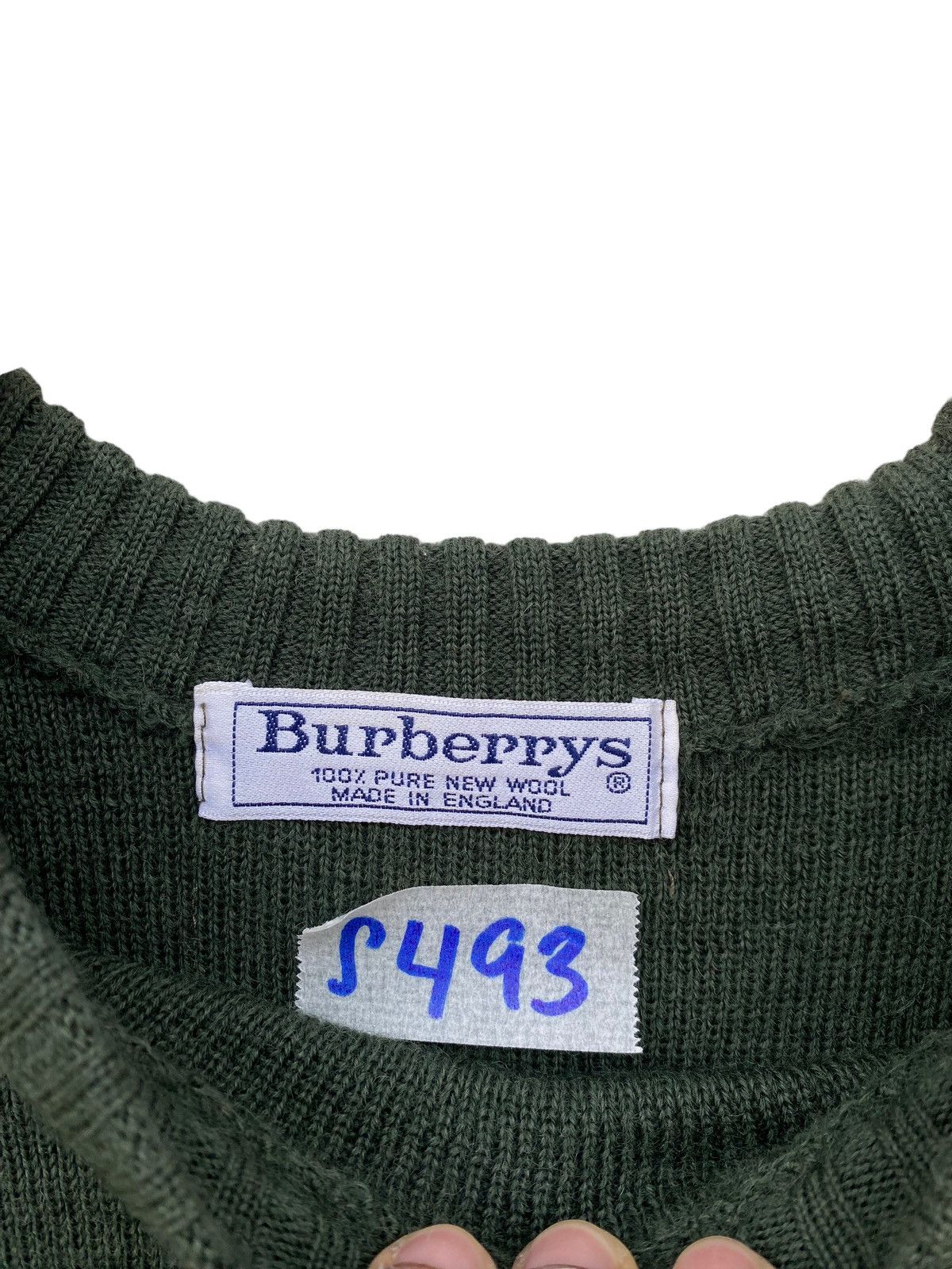 Burberry × Vintage Vintage Burberry Knit Sweater Size US L / EU 52-54 / 3 - 3 Thumbnail