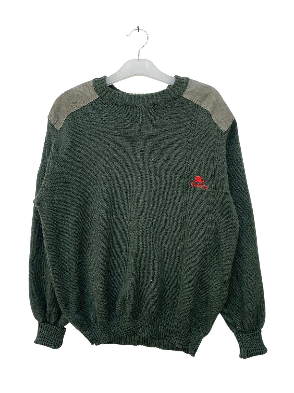 Burberry × Vintage Vintage Burberry Knit Sweater Size US L / EU 52-54 / 3 - 1 Thumbnail