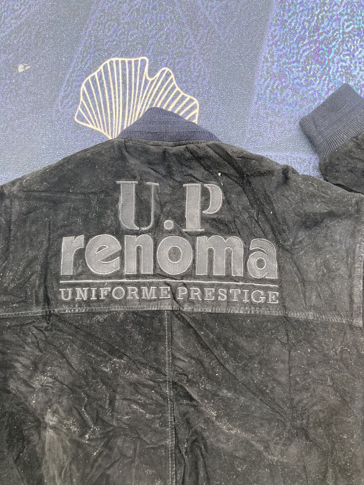 Renoma SPELLOUT RENOMA SUEDE LEATHER BOMBER JACKET Size US M / EU 48-50 / 2 - 4 Thumbnail
