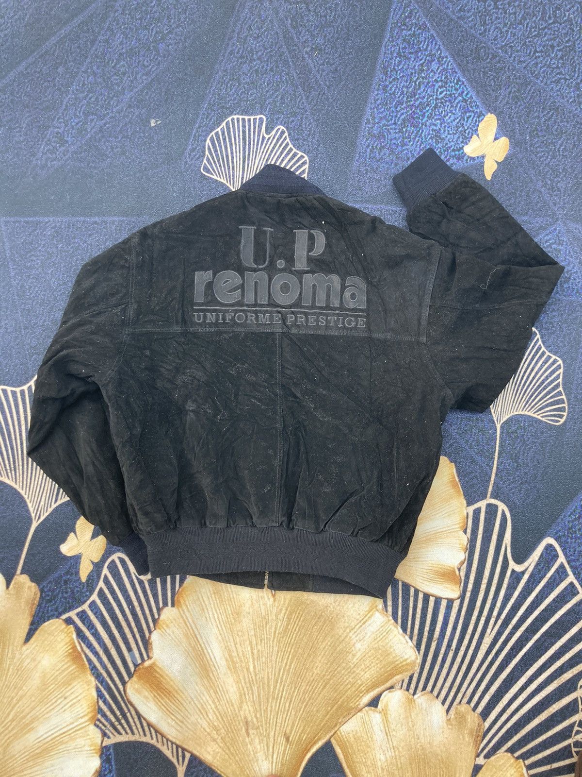 Renoma SPELLOUT RENOMA SUEDE LEATHER BOMBER JACKET Size US M / EU 48-50 / 2 - 1 Thumbnail