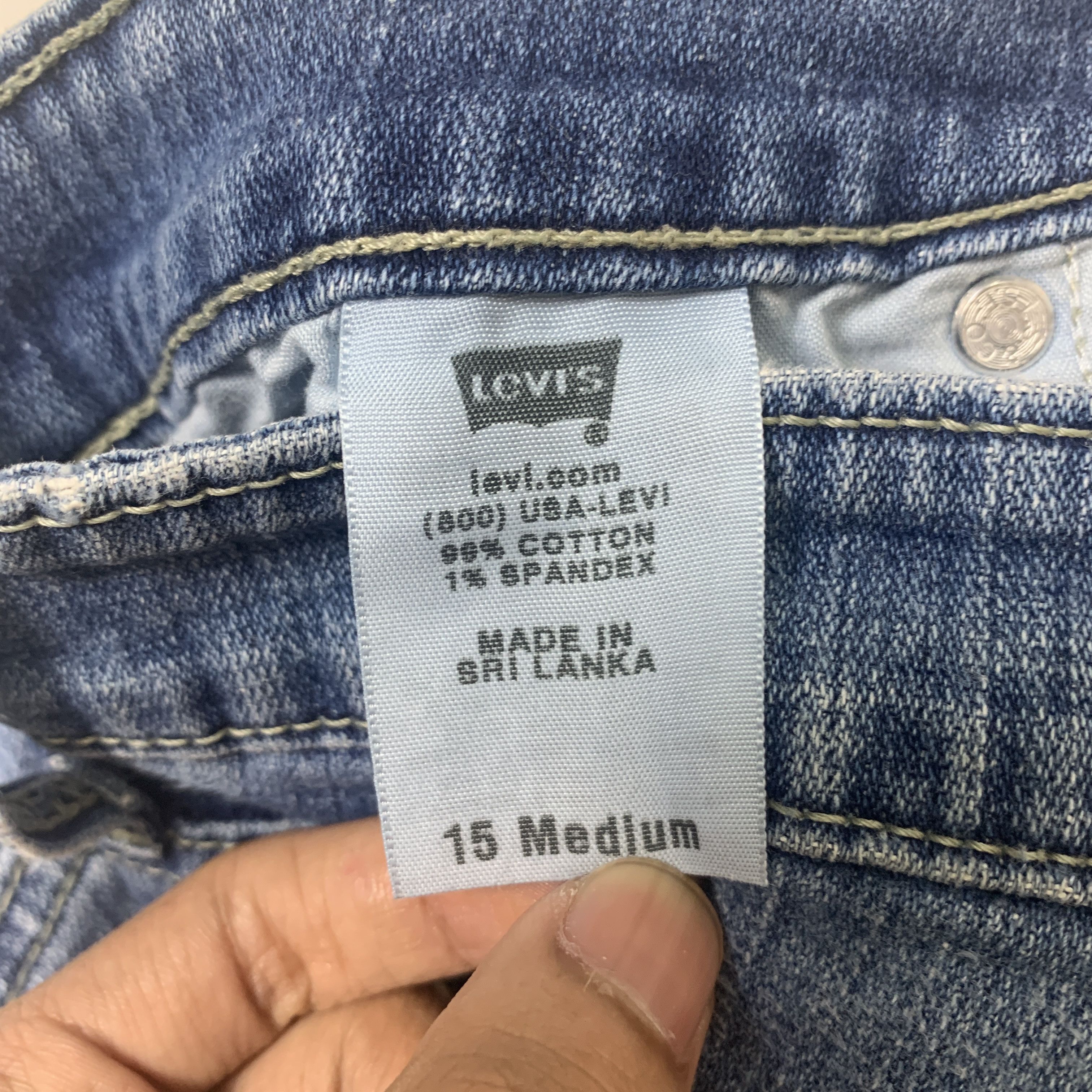 Levi's Vintage Levis 518 Flare Bootcut Blue Denim Jeans Size US 36 / EU 52 - 15 Thumbnail