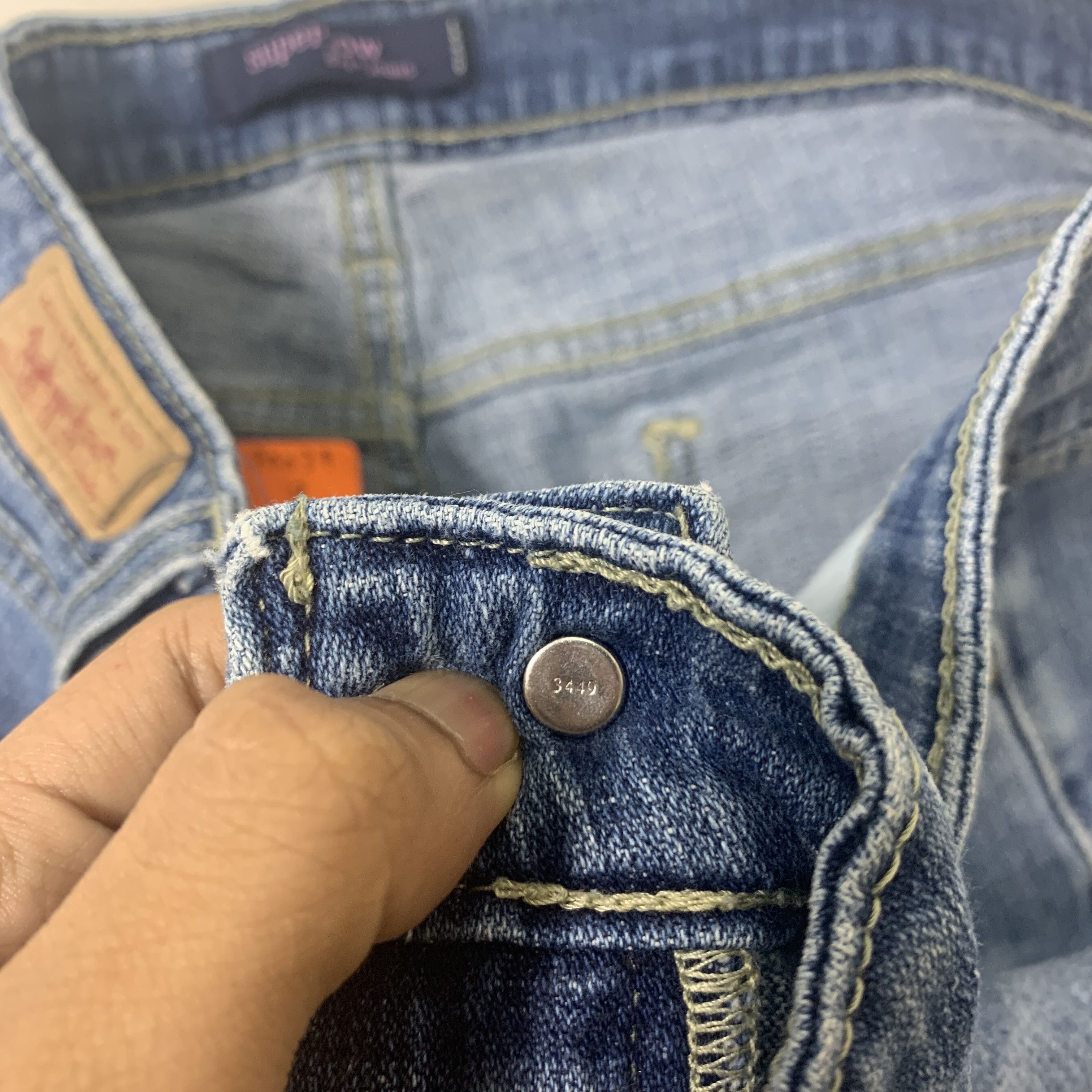 Levi's Vintage Levis 518 Flare Bootcut Blue Denim Jeans Size US 36 / EU 52 - 14 Thumbnail
