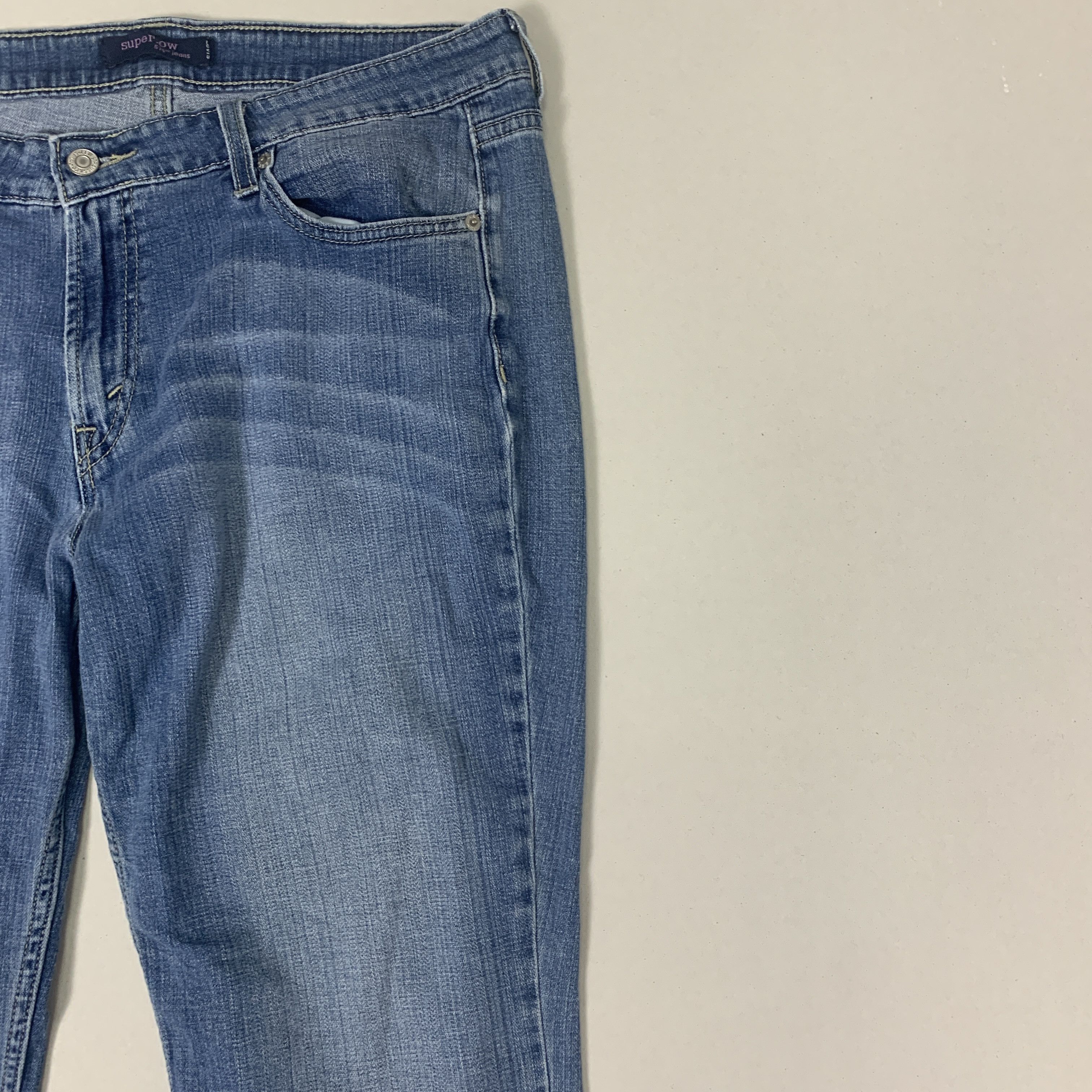 Levi's Vintage Levis 518 Flare Bootcut Blue Denim Jeans Size US 36 / EU 52 - 2 Thumbnail