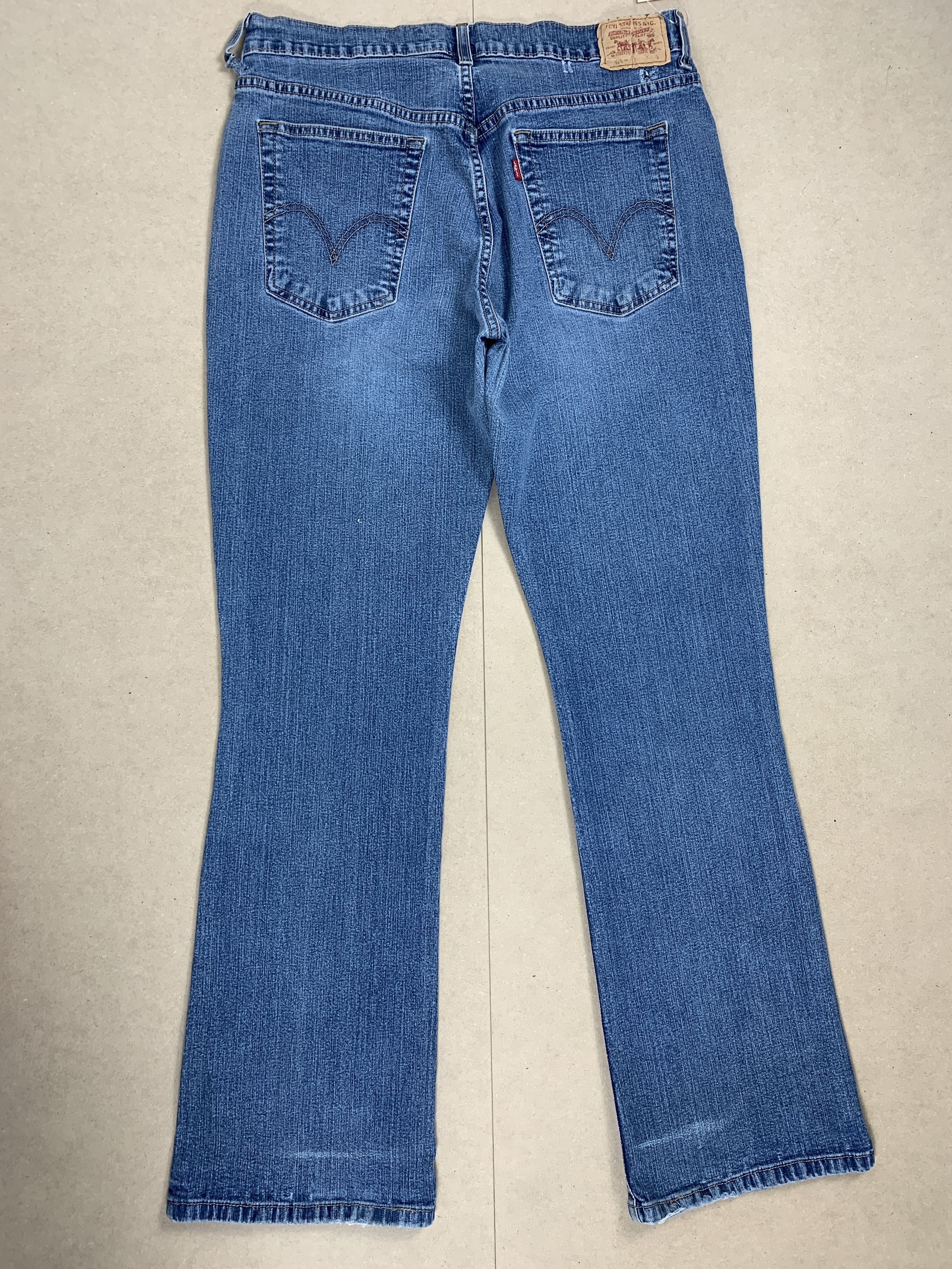 Levi's Vintage Levis 515 Boot Cut Faded Blue Jeans P0319 Size 32" / US 10 / IT 46 - 6 Thumbnail