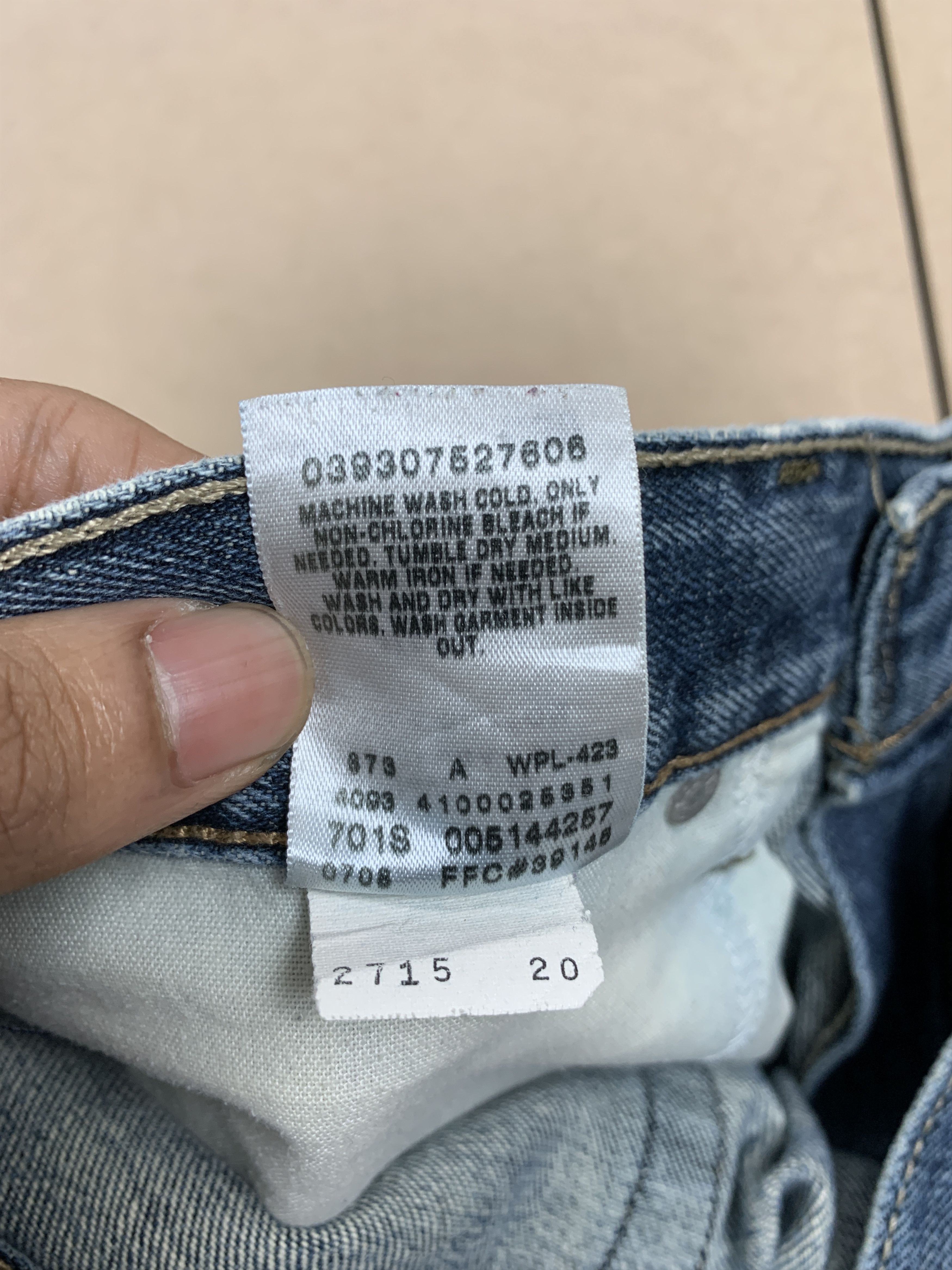 Levi's Vintage Levis 514 Straight Cut Faded Blue Jeans Size US 30 / EU 46 - 11 Thumbnail