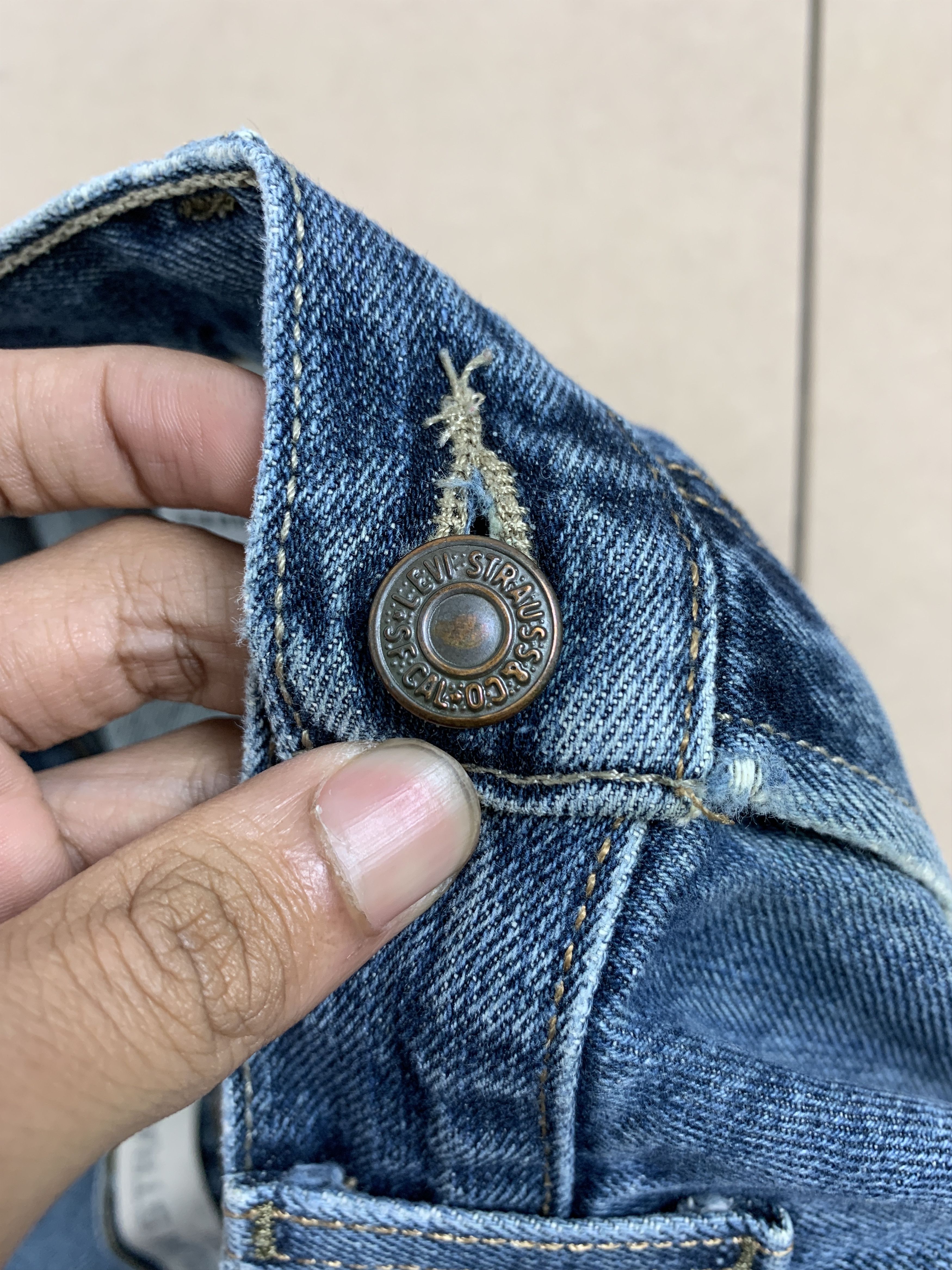 Levi's Vintage Levis 514 Straight Cut Faded Blue Jeans Size US 30 / EU 46 - 13 Thumbnail