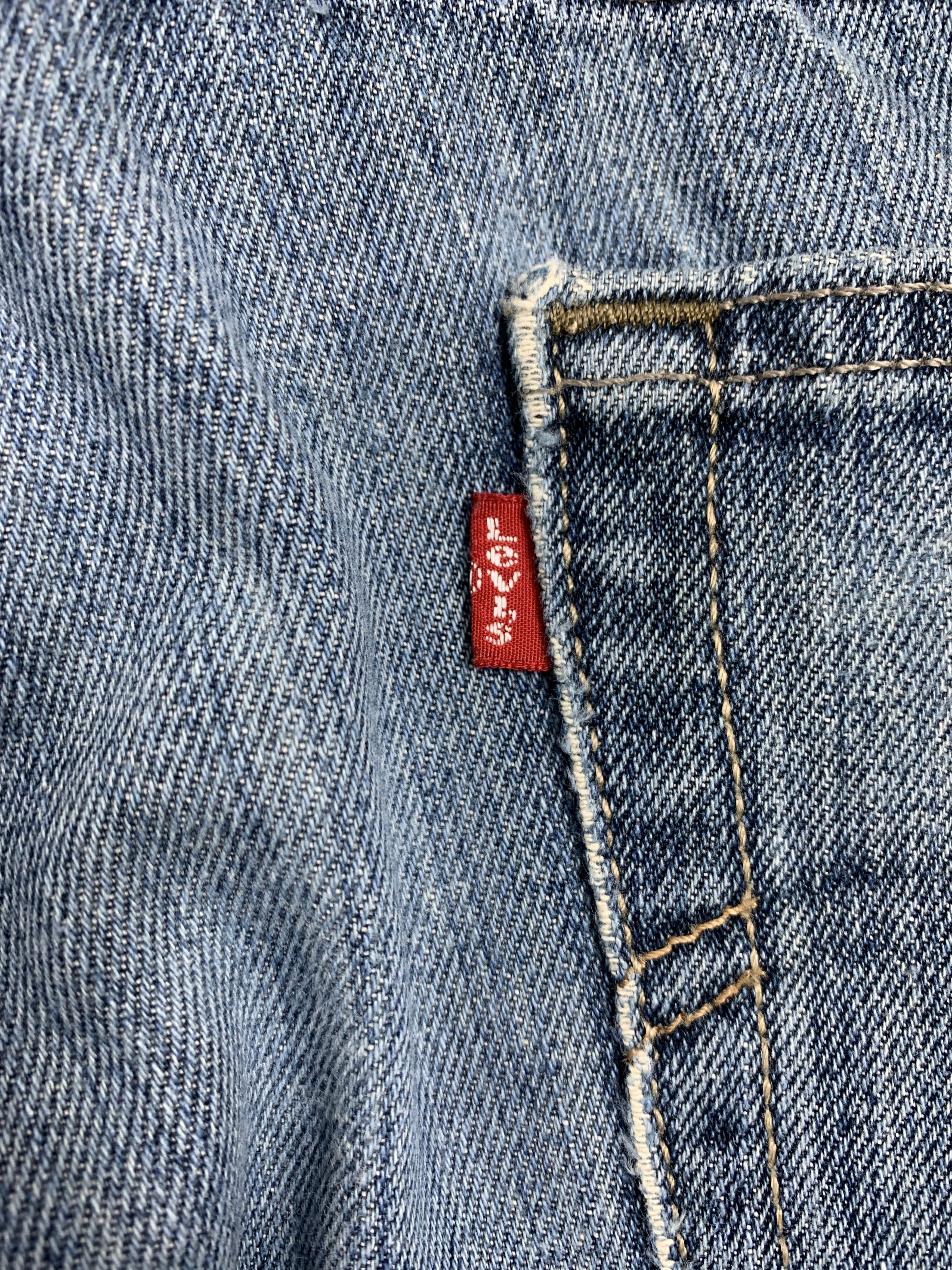 Levi's Vintage Levis 514 Straight Cut Faded Blue Jeans Size US 30 / EU 46 - 8 Thumbnail