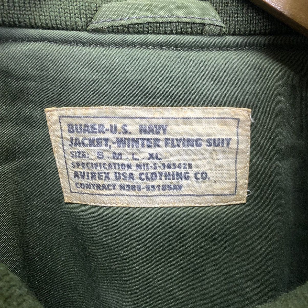 Avirex Vintage 60s Avirex Vietnam War USN USAF WEP Flight Jacket Size US L / EU 52-54 / 3 - 13 Thumbnail
