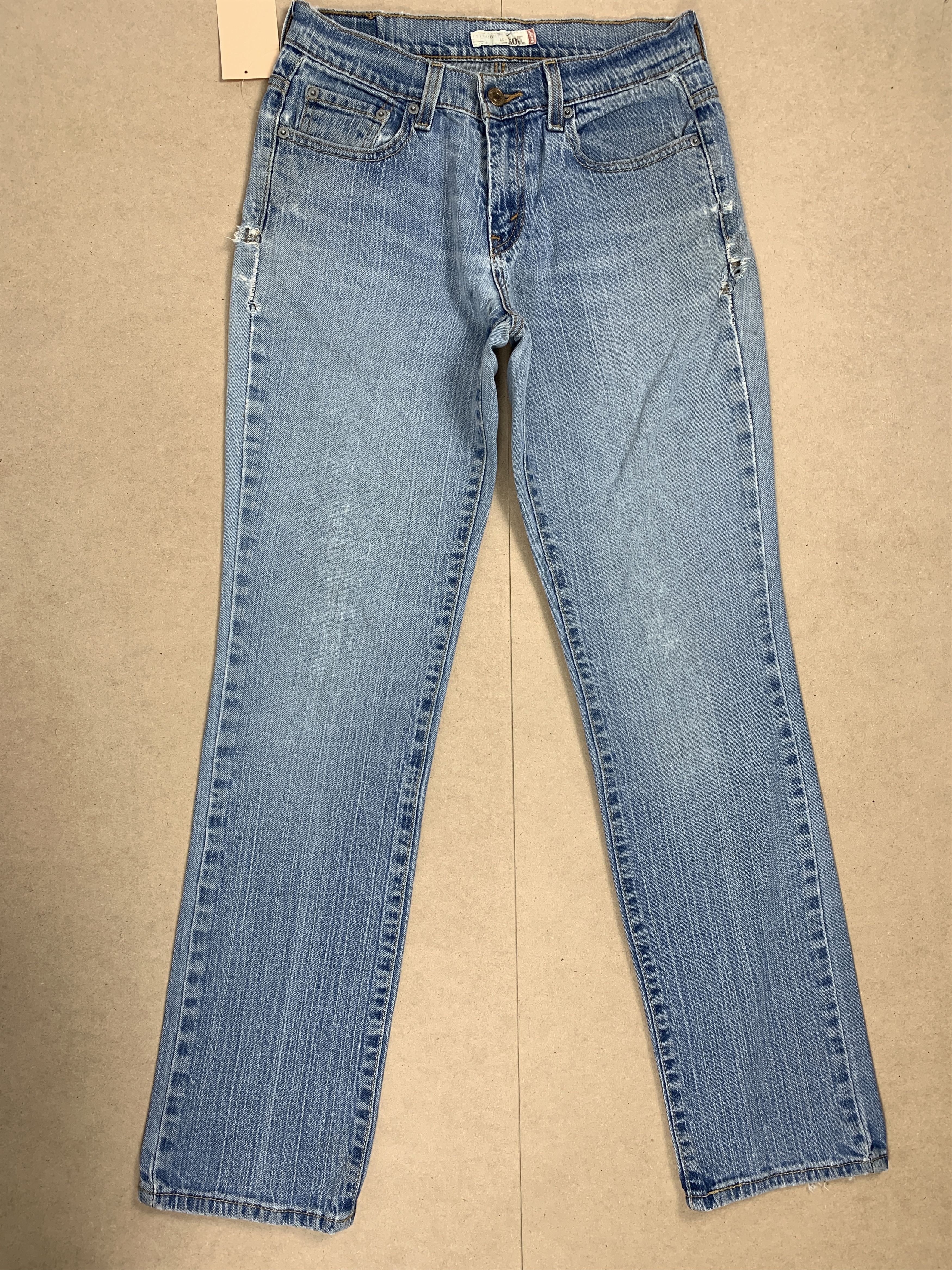 Levi's Vintage LEVI'S 505 Distressed Faded Mid Wash Jeans Size 28" / US 6 / IT 42 - 1 Thumbnail