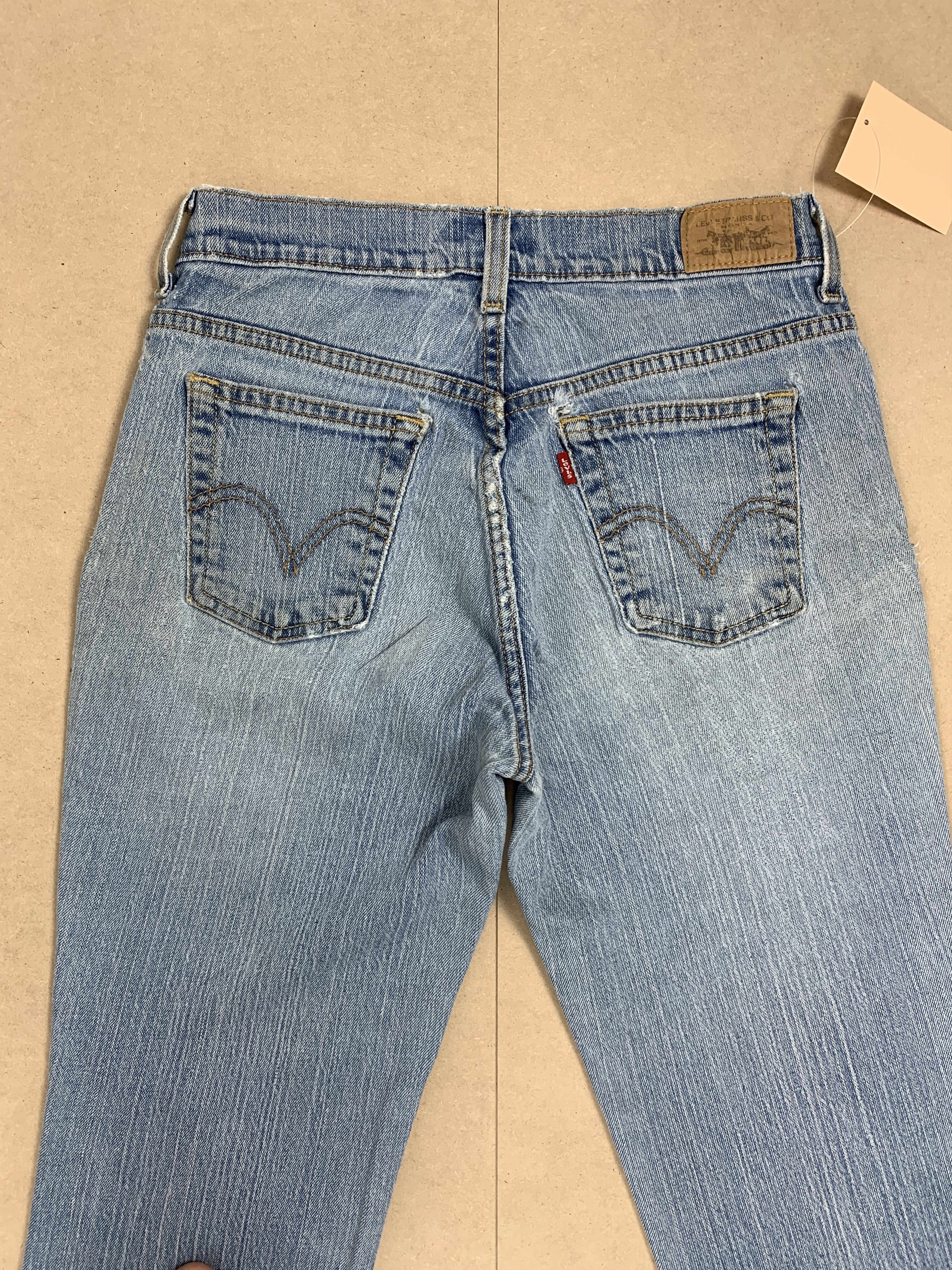 Levi's Vintage LEVI'S 505 Distressed Faded Mid Wash Jeans Size 28" / US 6 / IT 42 - 5 Thumbnail