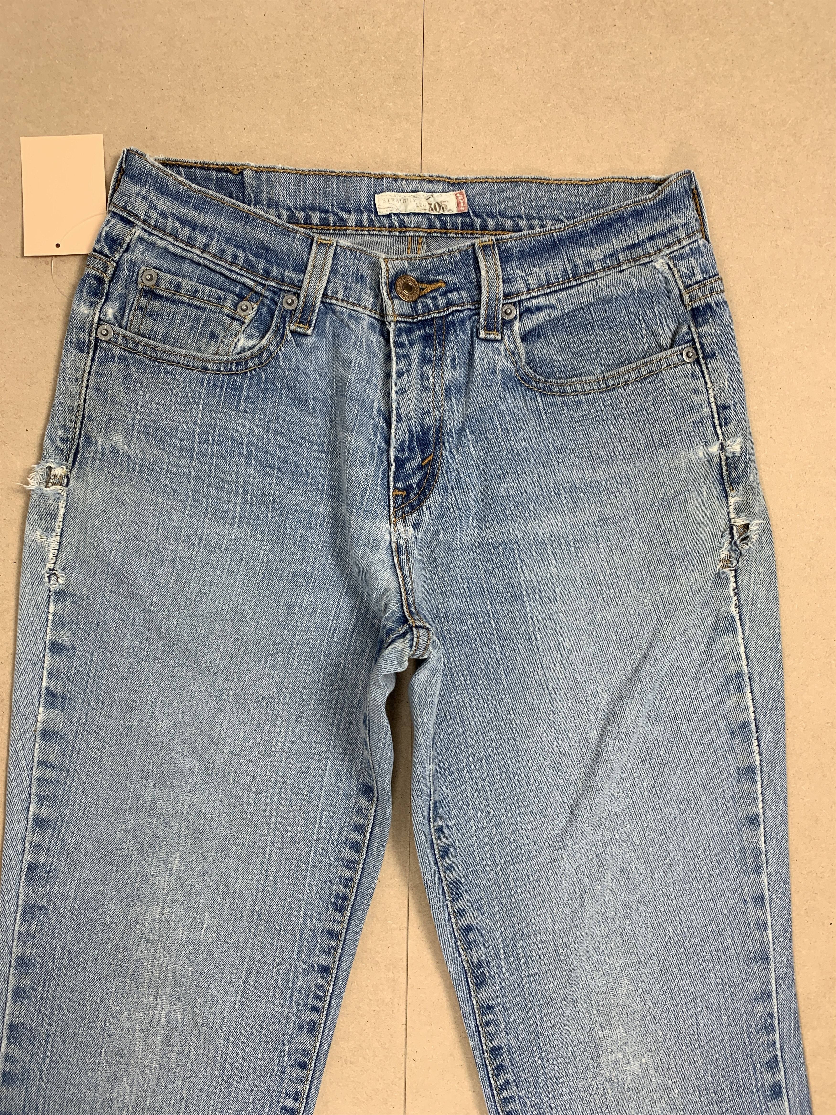 Levi's Vintage LEVI'S 505 Distressed Faded Mid Wash Jeans Size 28" / US 6 / IT 42 - 2 Thumbnail