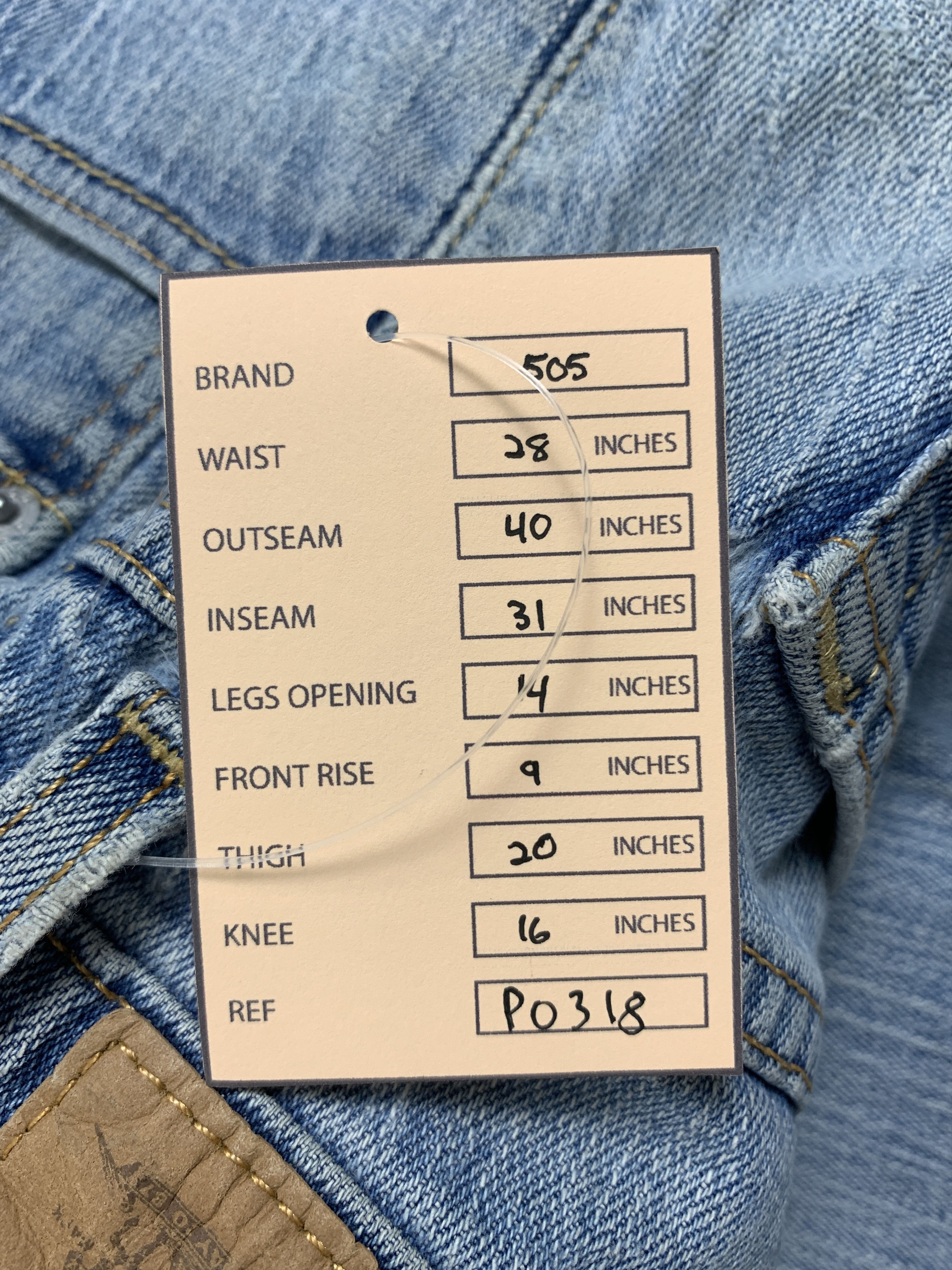 Levi's Vintage LEVI'S 505 Distressed Faded Mid Wash Jeans Size 28" / US 6 / IT 42 - 12 Thumbnail