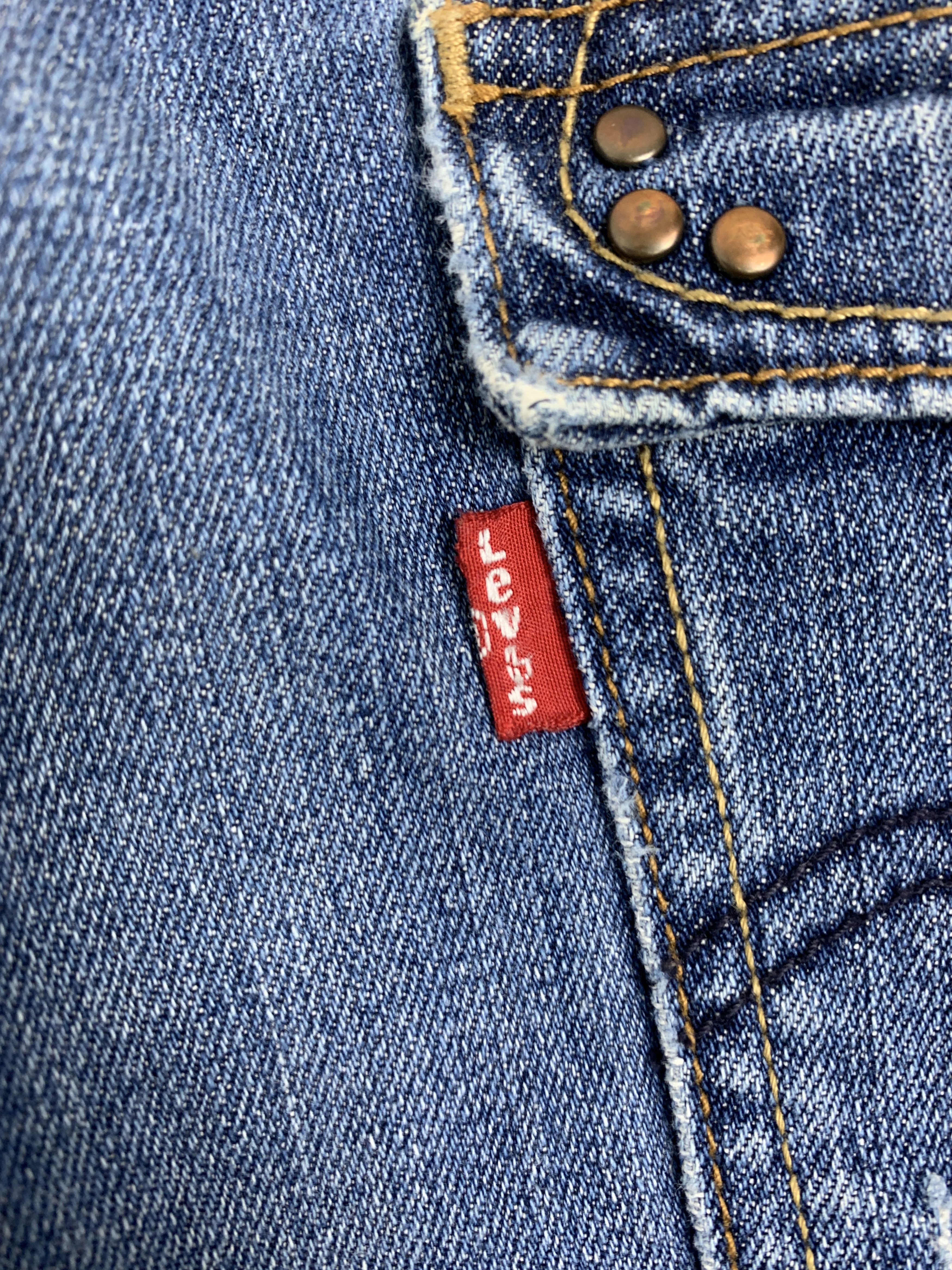 Levi's Vintage Levis 515 Flared Boot Cut Distressed Jeans P0377 Size 37" - 10 Thumbnail