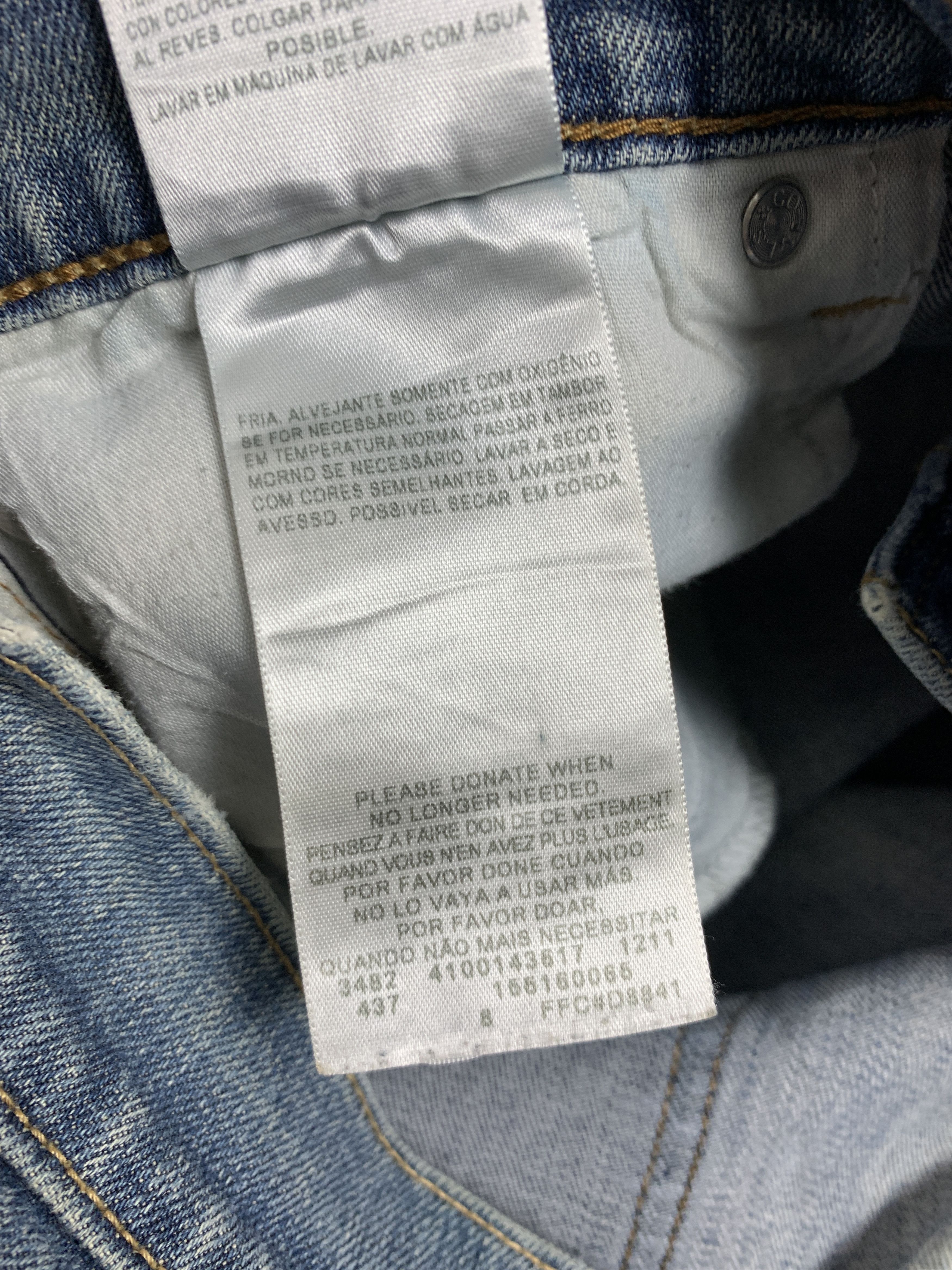 Levi's Vintage Levis 515 Flared Boot Cut Distressed Jeans P0377 Size 37" - 16 Thumbnail