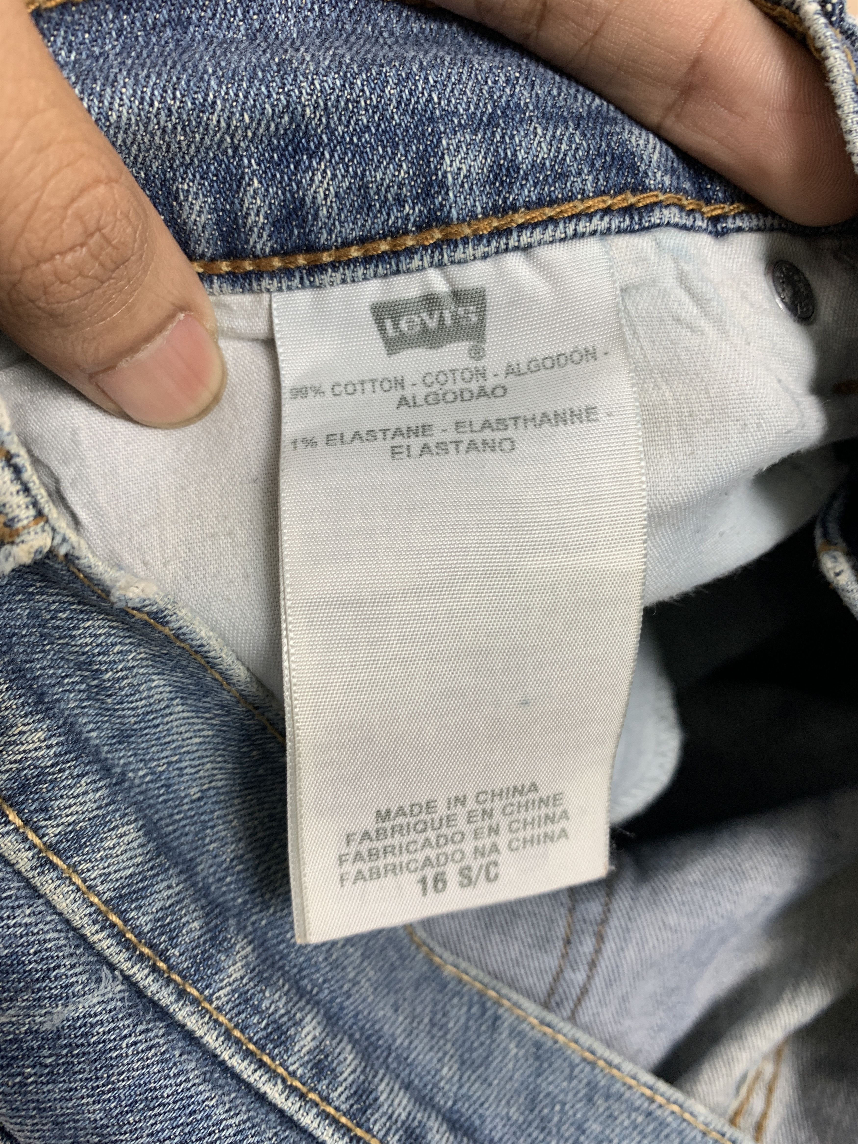 Levi's Vintage Levis 515 Flared Boot Cut Distressed Jeans P0377 Size 37" - 14 Thumbnail
