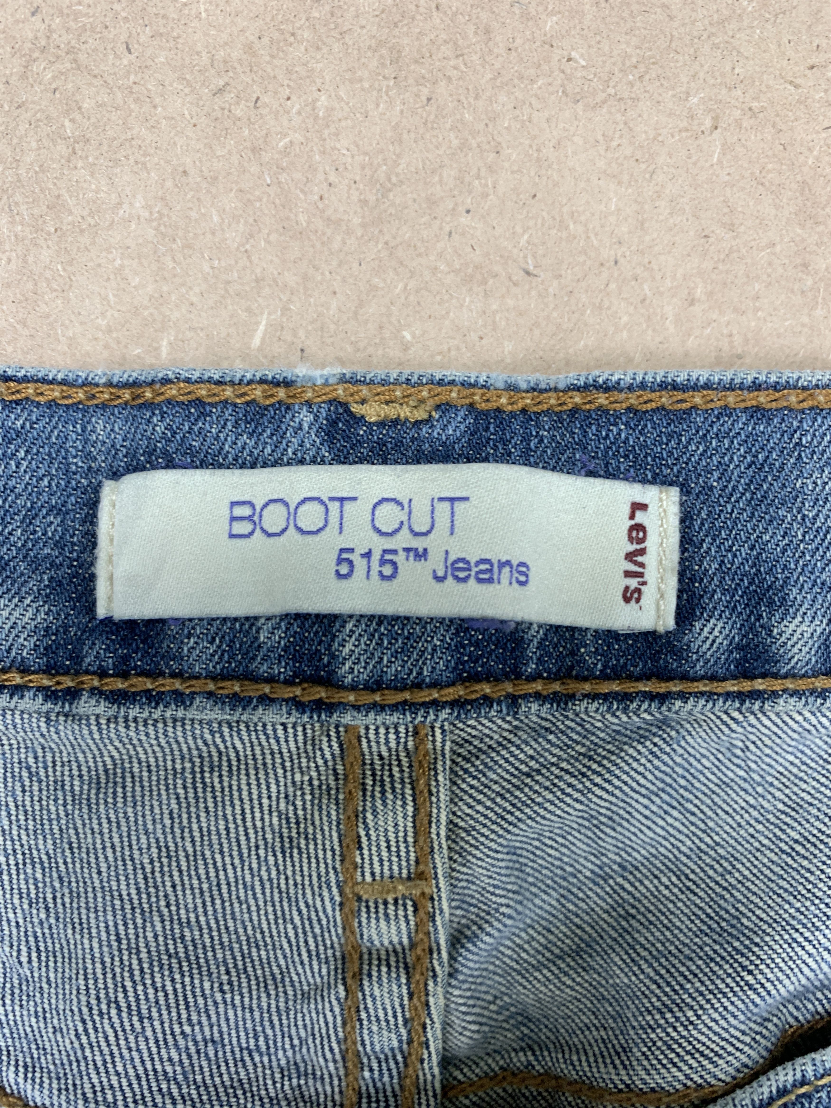 Levi's Vintage Levis 515 Flared Boot Cut Distressed Jeans P0377 Size 37" - 13 Thumbnail