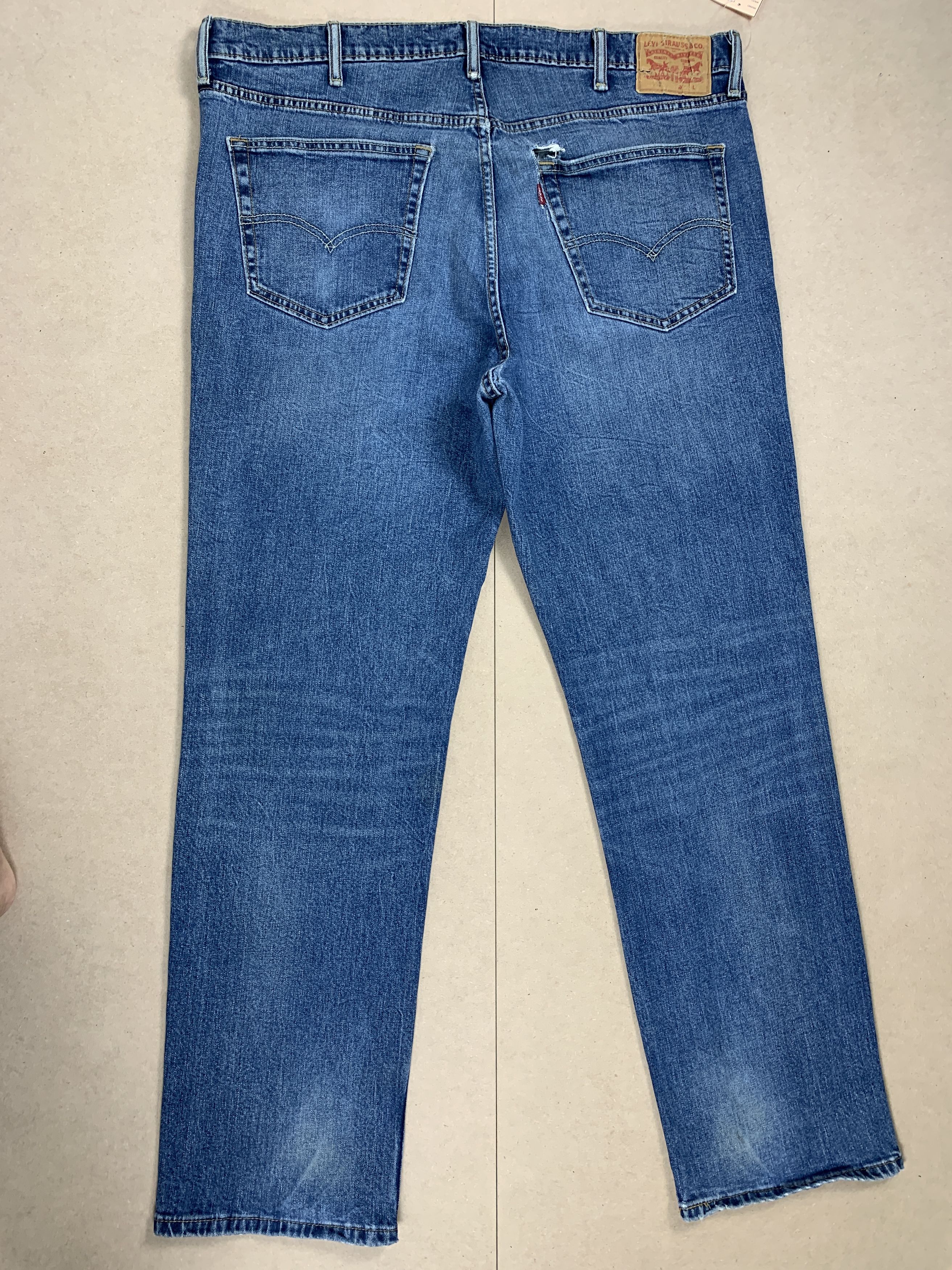 Levi's Levis Vintage 559 Straight Cut Faded Blue Jeans Size US 42 / EU 58 - 5 Thumbnail