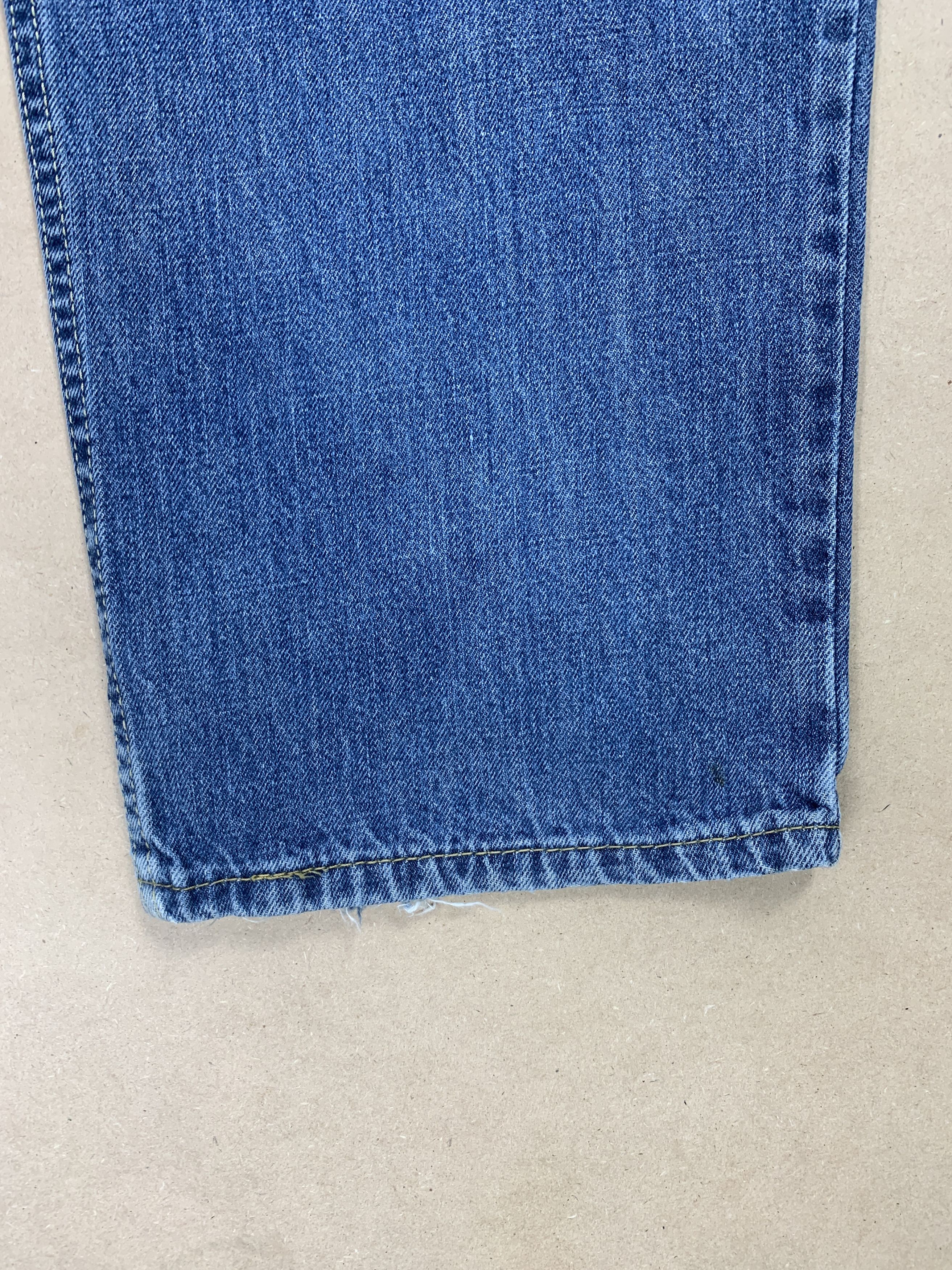 Levi's Vintage Levis 550 Straight Cut Distressed Faded Blue Jeans Size US 36 / EU 52 - 6 Thumbnail
