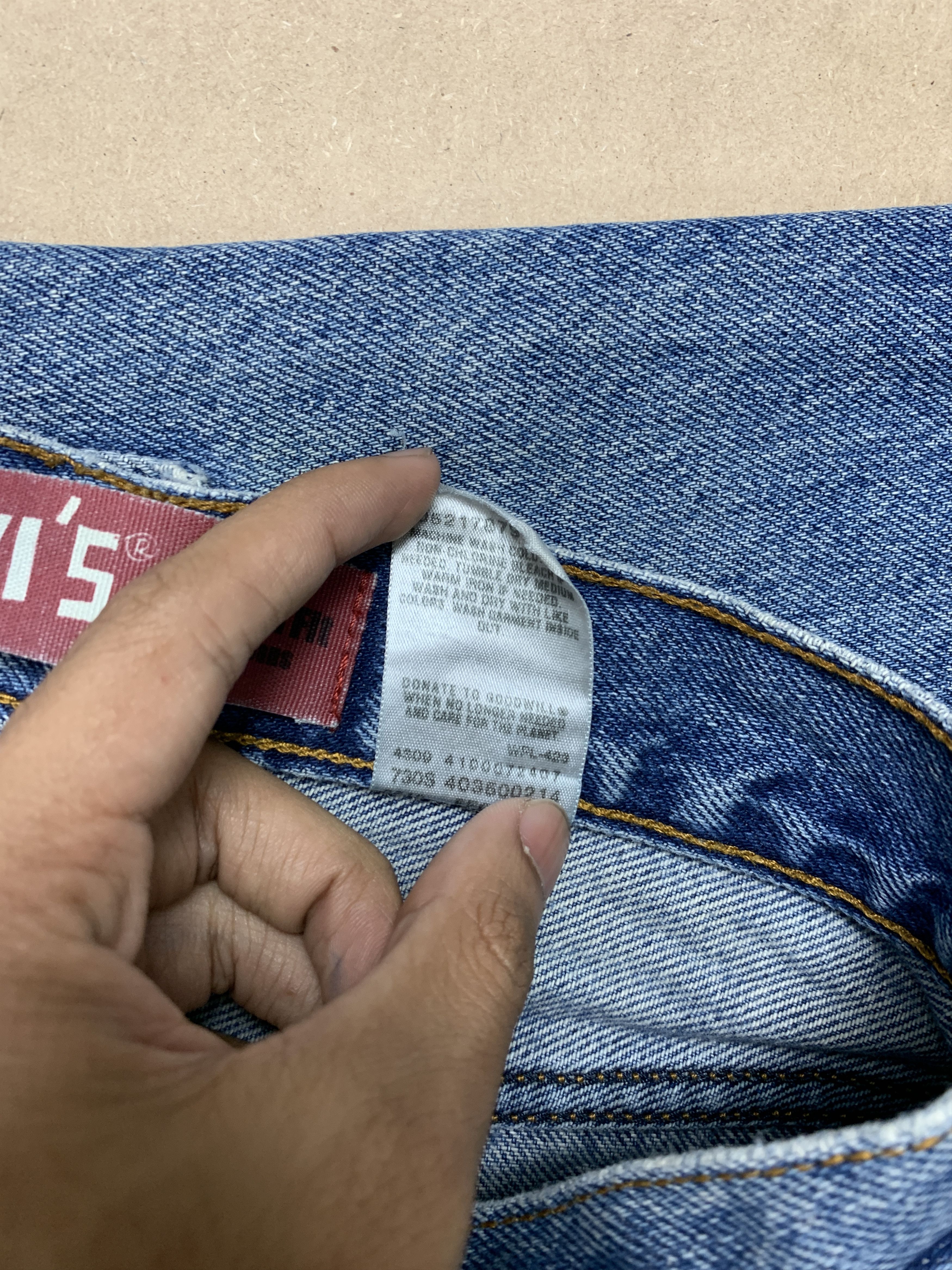 Levi's Vintage Levis 550 Straight Cut Faded Blue Jeans Size 24" / US 00 / IT 34 - 11 Thumbnail