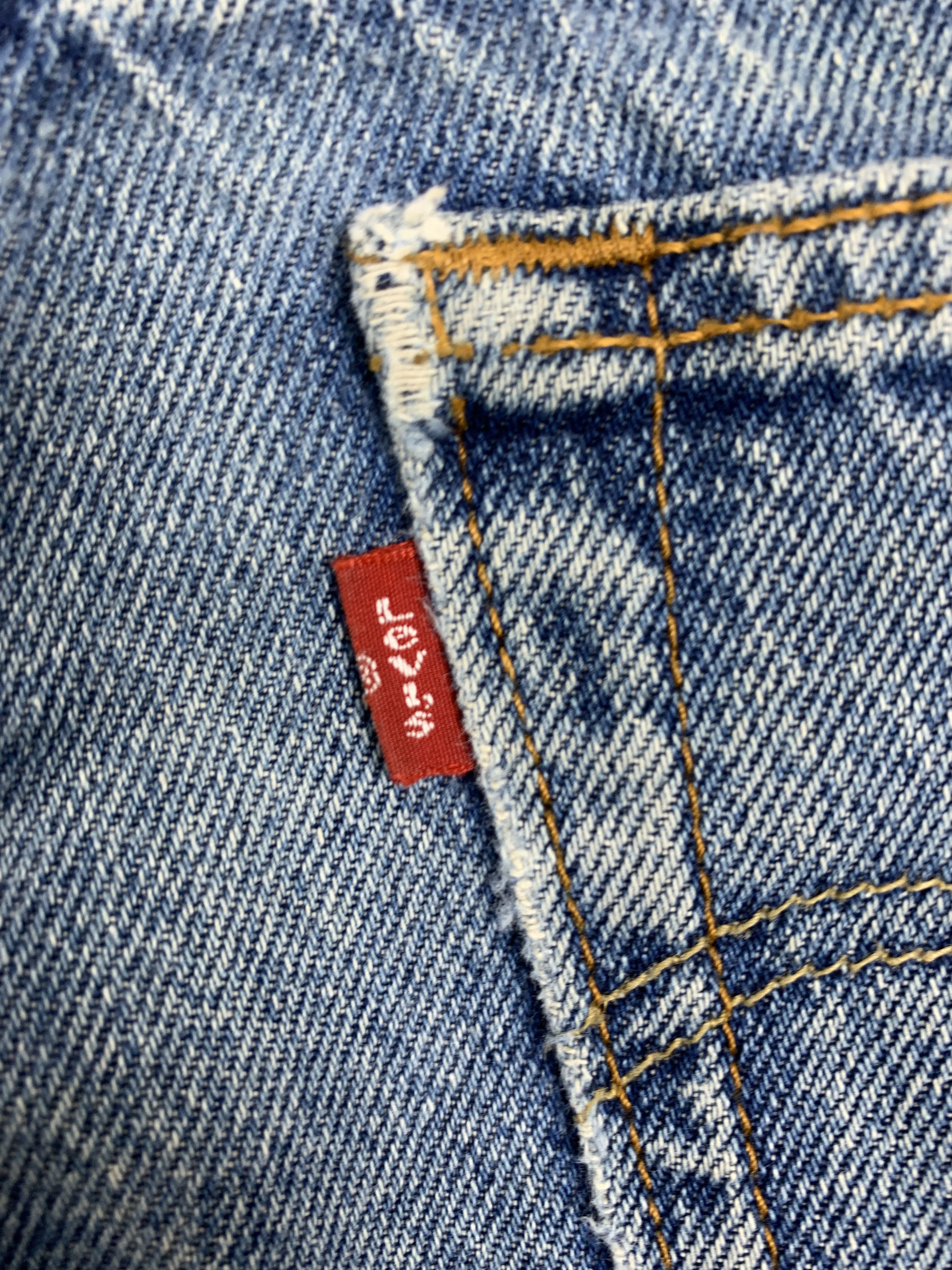 Levi's Vintage Levis 550 Straight Cut Faded Blue Jeans Size 24" / US 00 / IT 34 - 8 Thumbnail